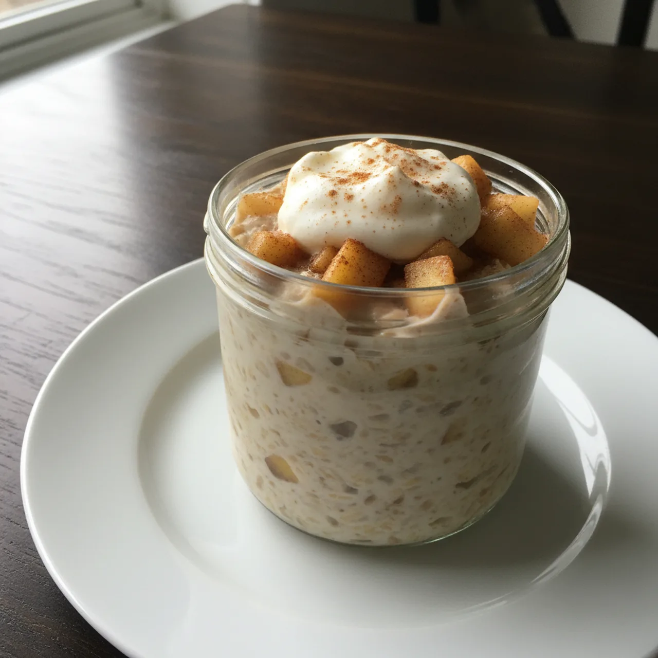 Apple Crumble Overnight Oats