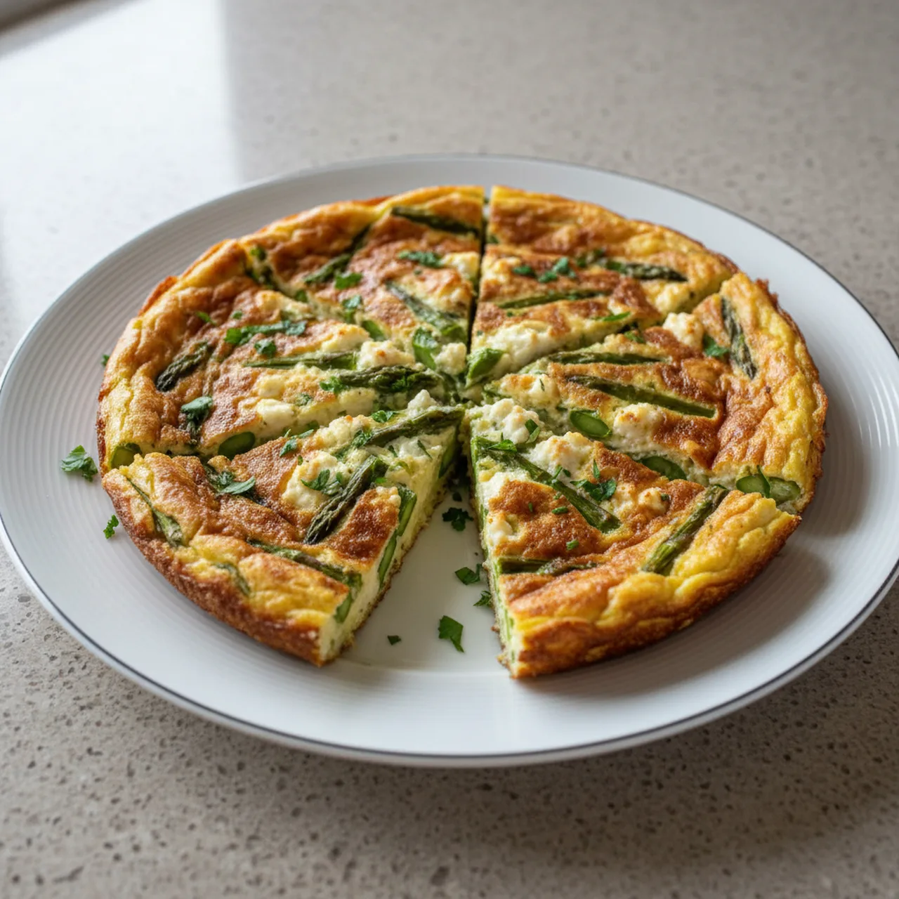 Asparagus and Feta Frittata