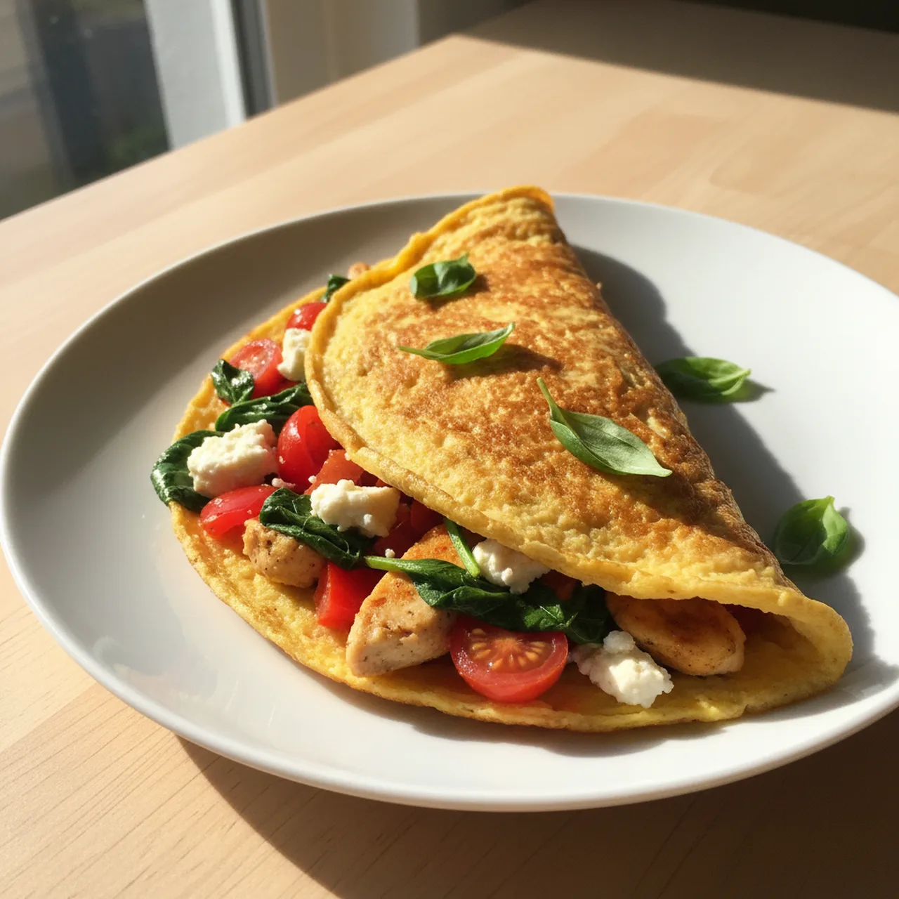 Atkins Mediterranean Omelette