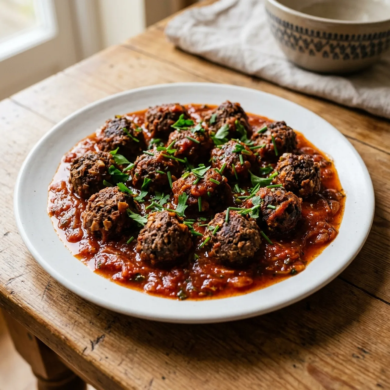 Black Pudding Meatballs