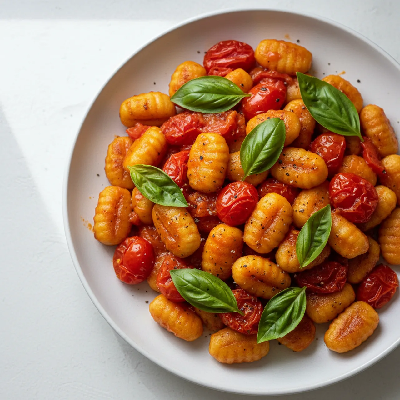 Burst Cherry Tomato Gnocchi Delight