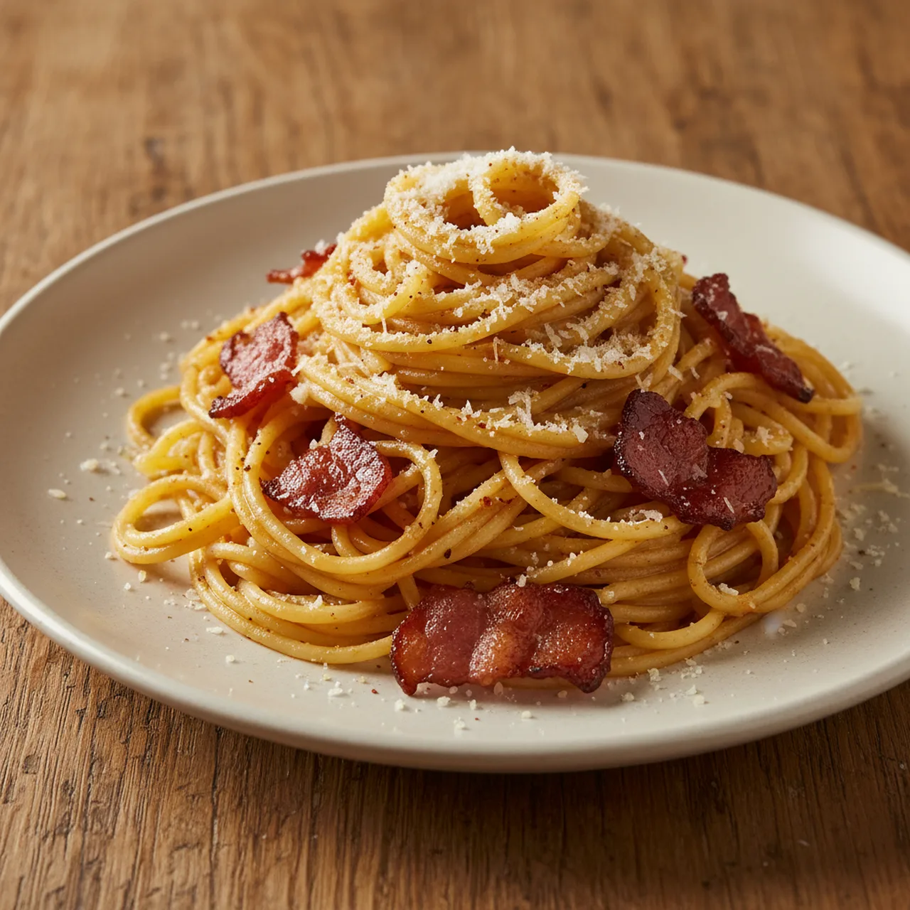 Cajun-Spiced Spaghetti Carbonara