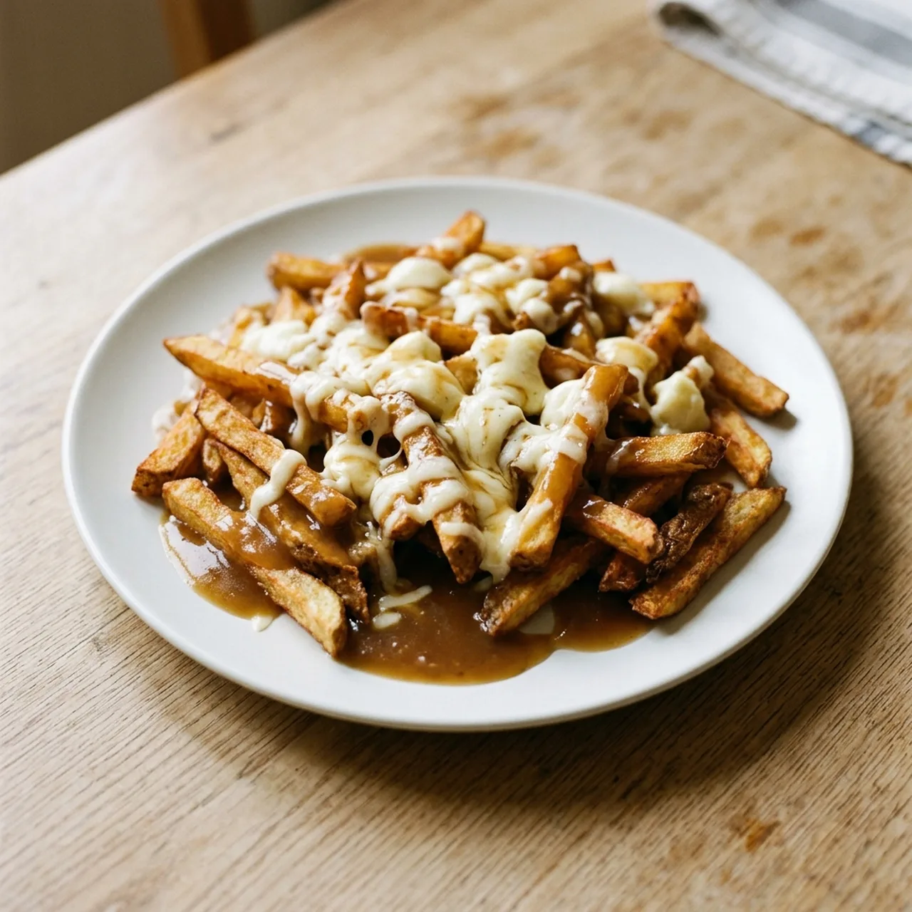 Cheesy Gravy Chips (Poutine)