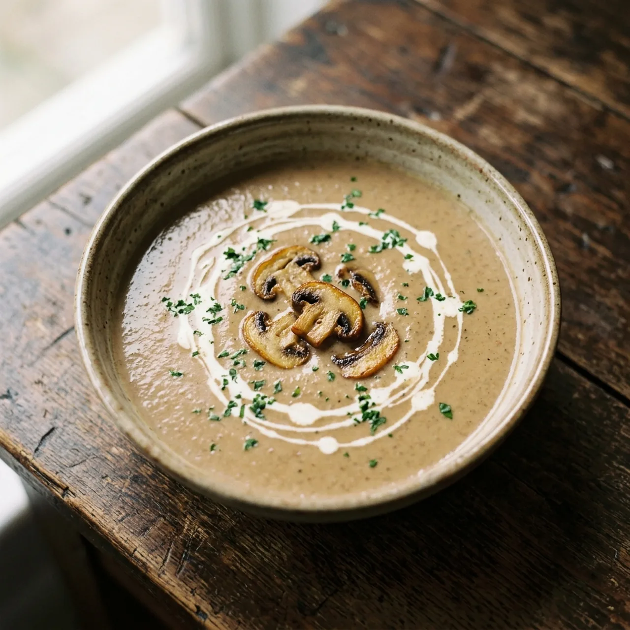 Chestnut Mushroom Soup