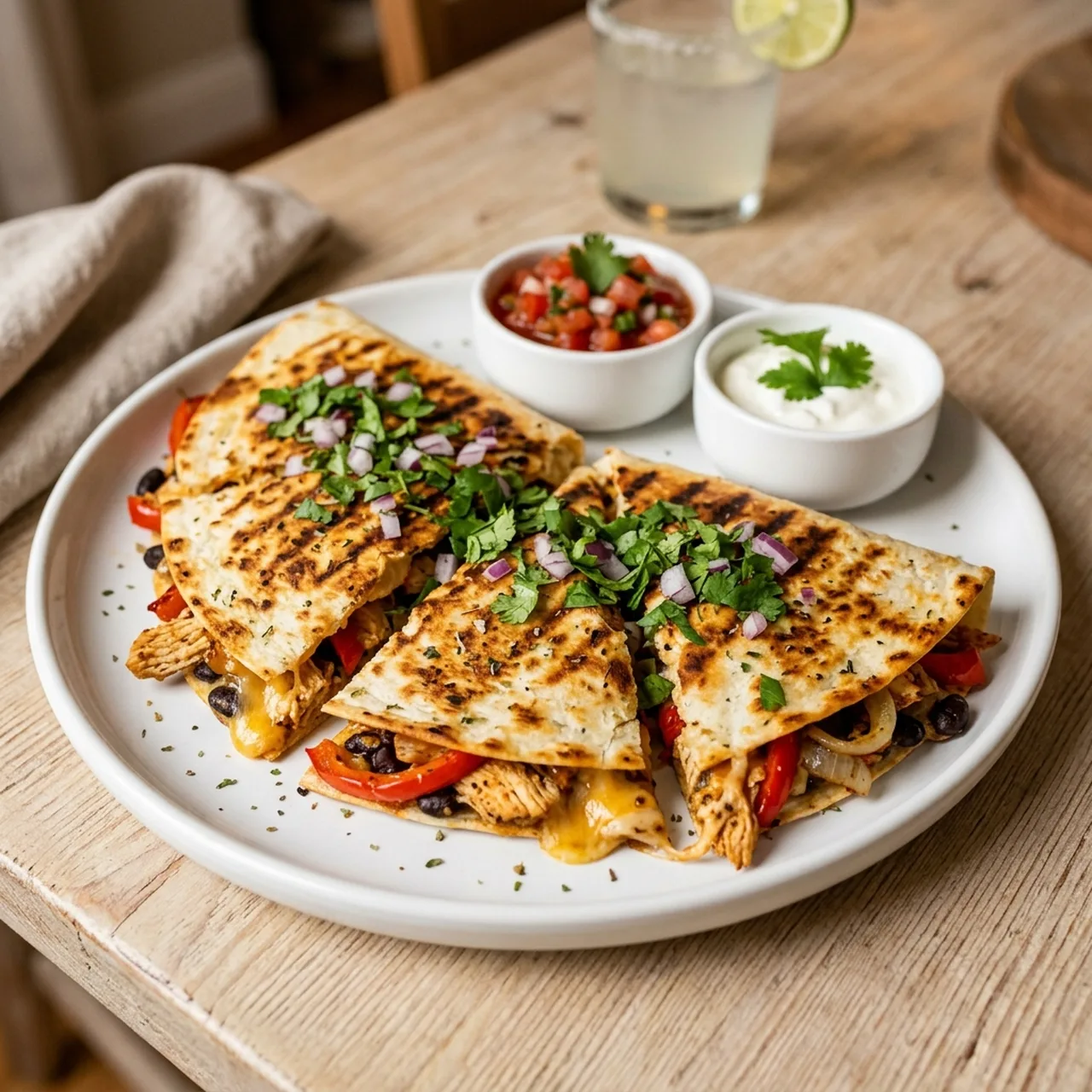 Chicken Quesadillas