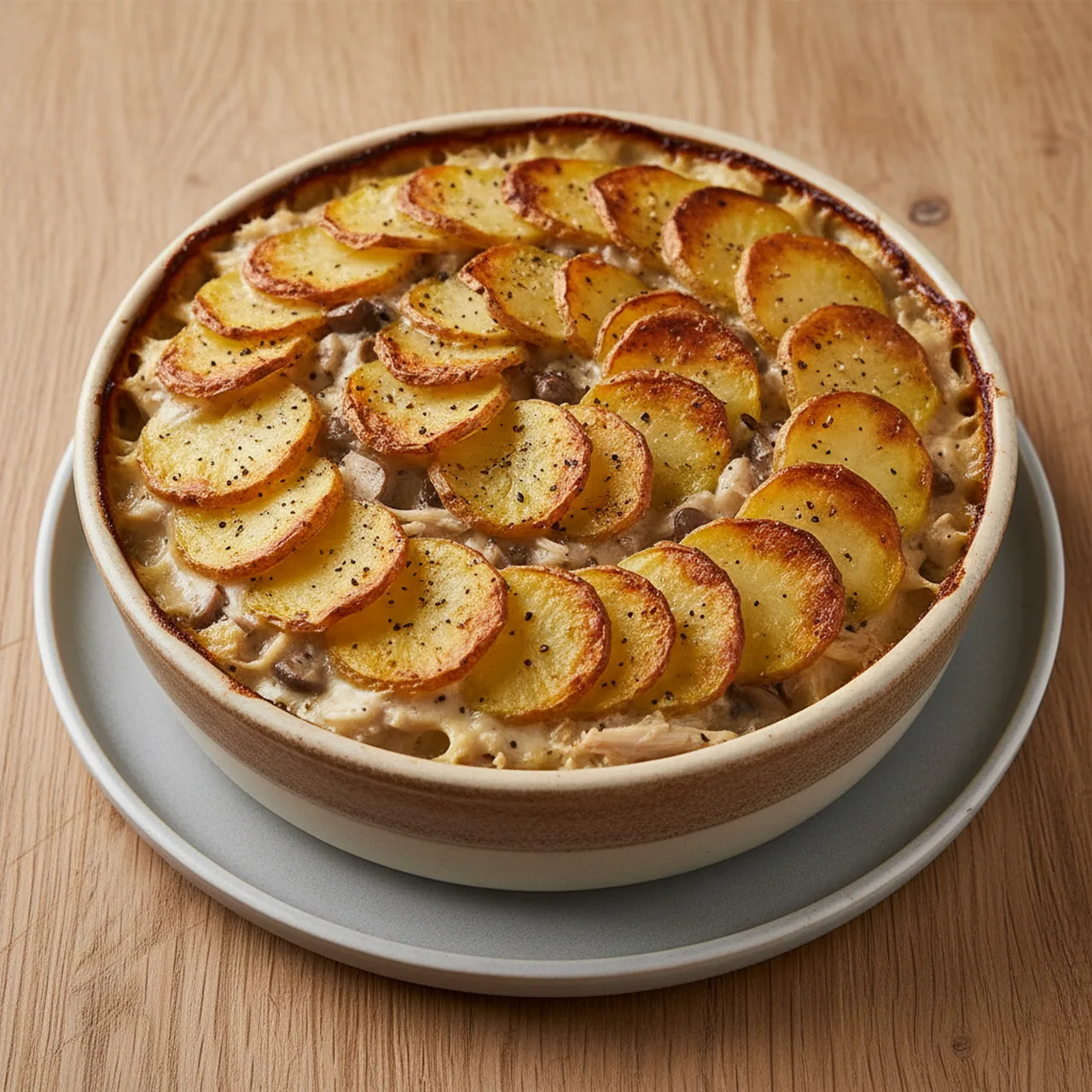 Chicken and Mushroom Hotpot