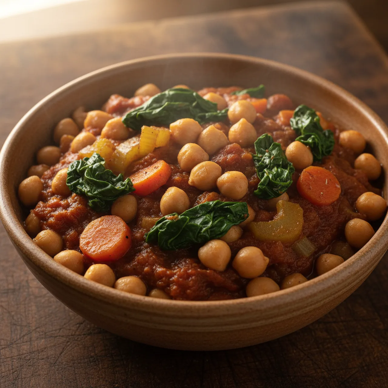 Chickpea & Spinach Stew
