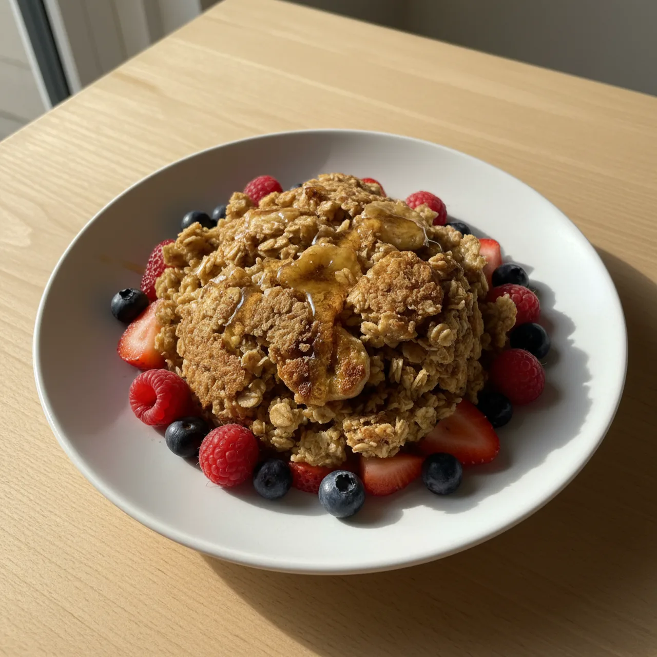 Cinnamon Banana Scrambled Oat Delight