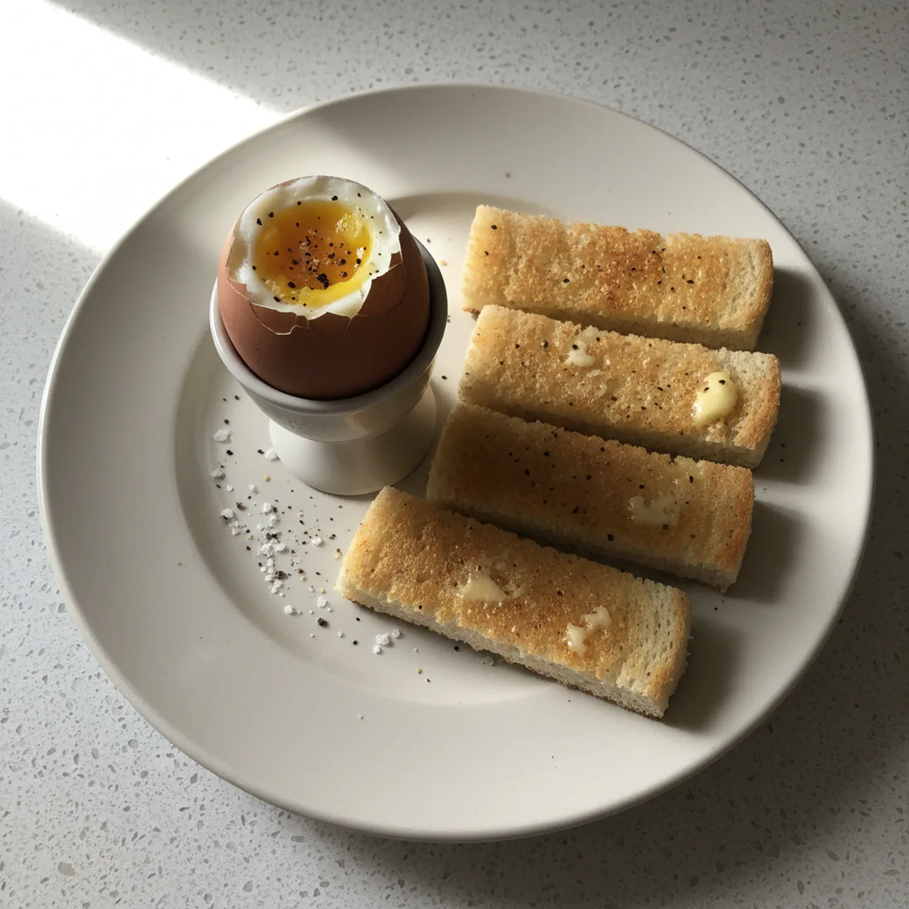 Classic British Egg and Soldiers