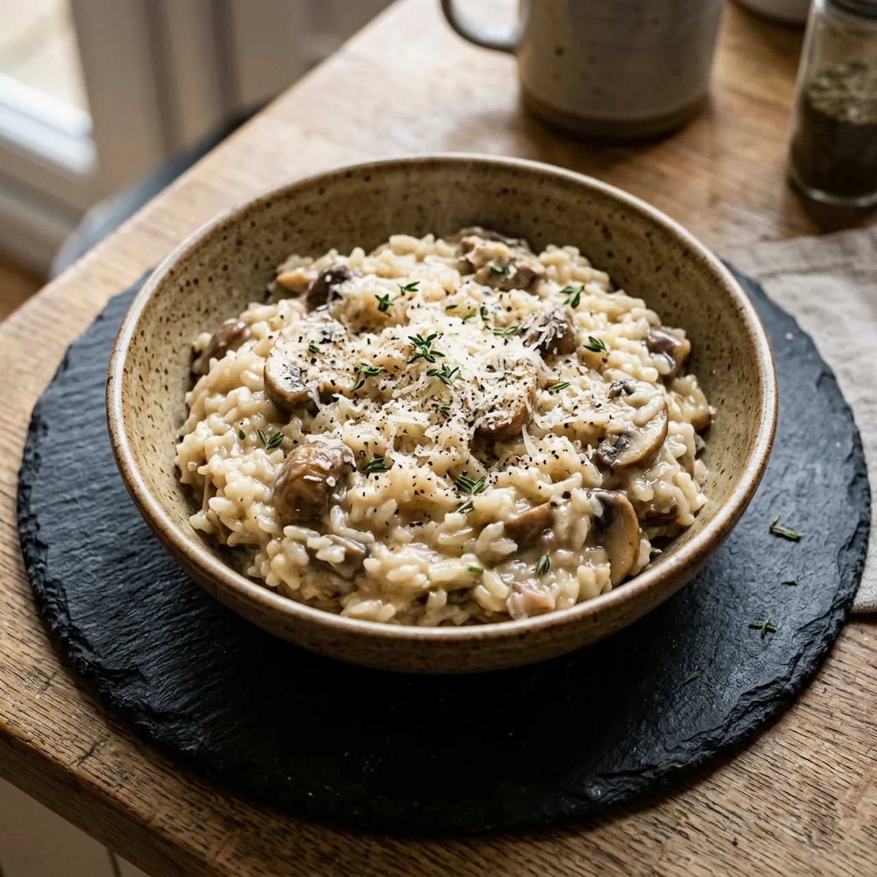 Classic Mushroom Risotto