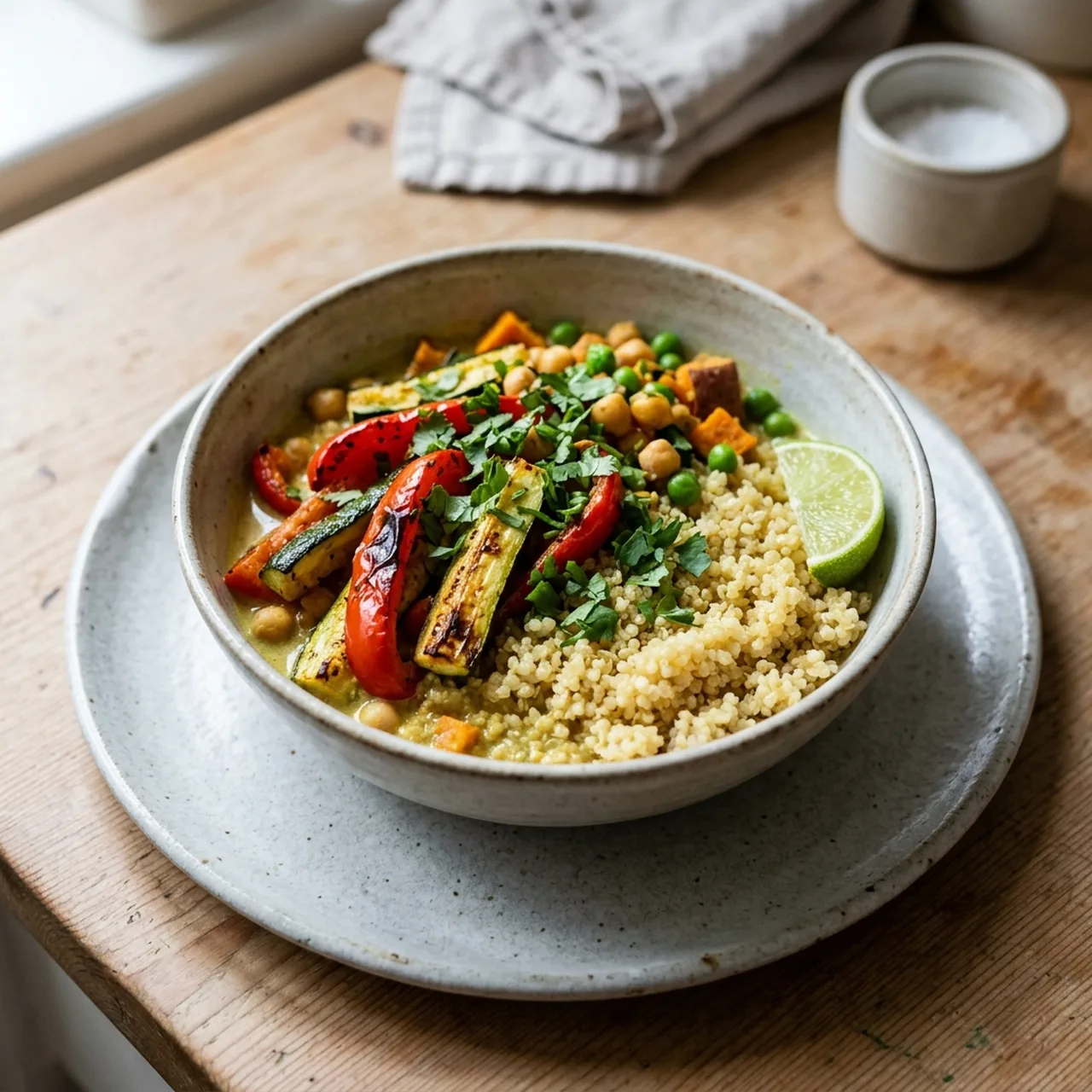 Coconut Curry Quinoa Bowl
