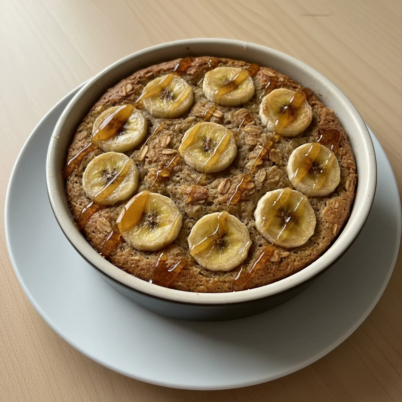 Cosy Banana Protein Baked Oats