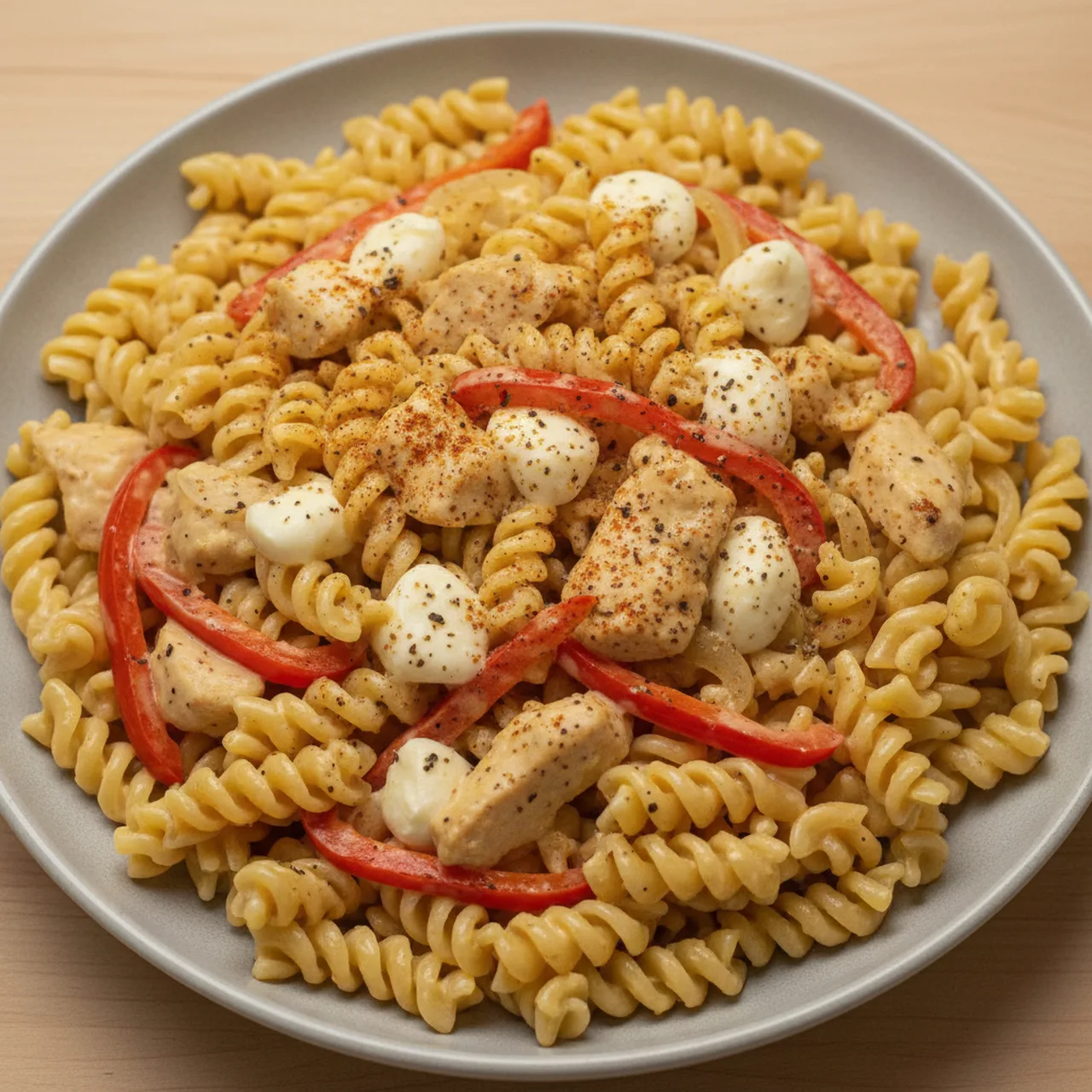 Creamy Chicken Fajita Pasta