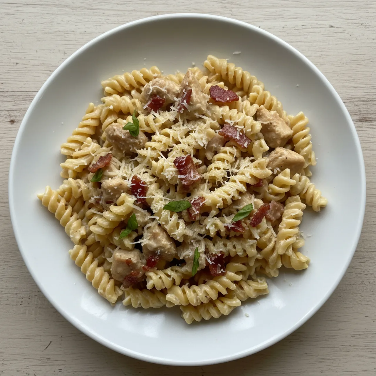 Creamy Chicken and Bacon Pasta