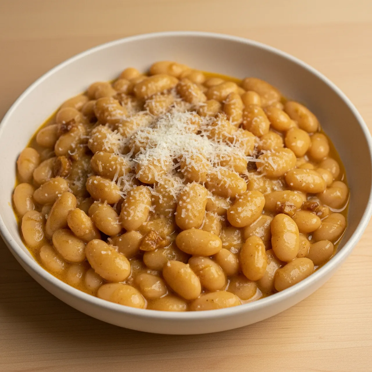 Creamy Garlic Butter Beans