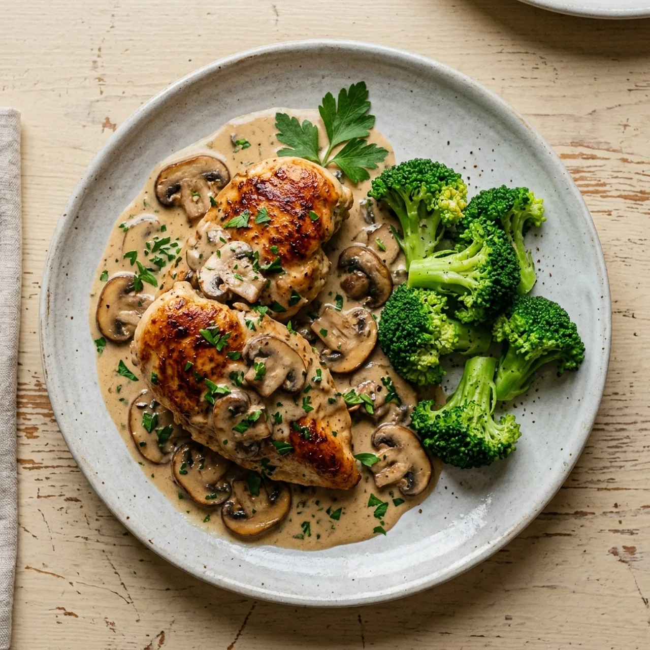 Creamy Mushroom Chicken