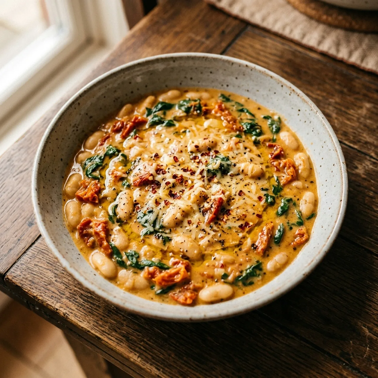 Creamy Sun-Dried Tomato Beans