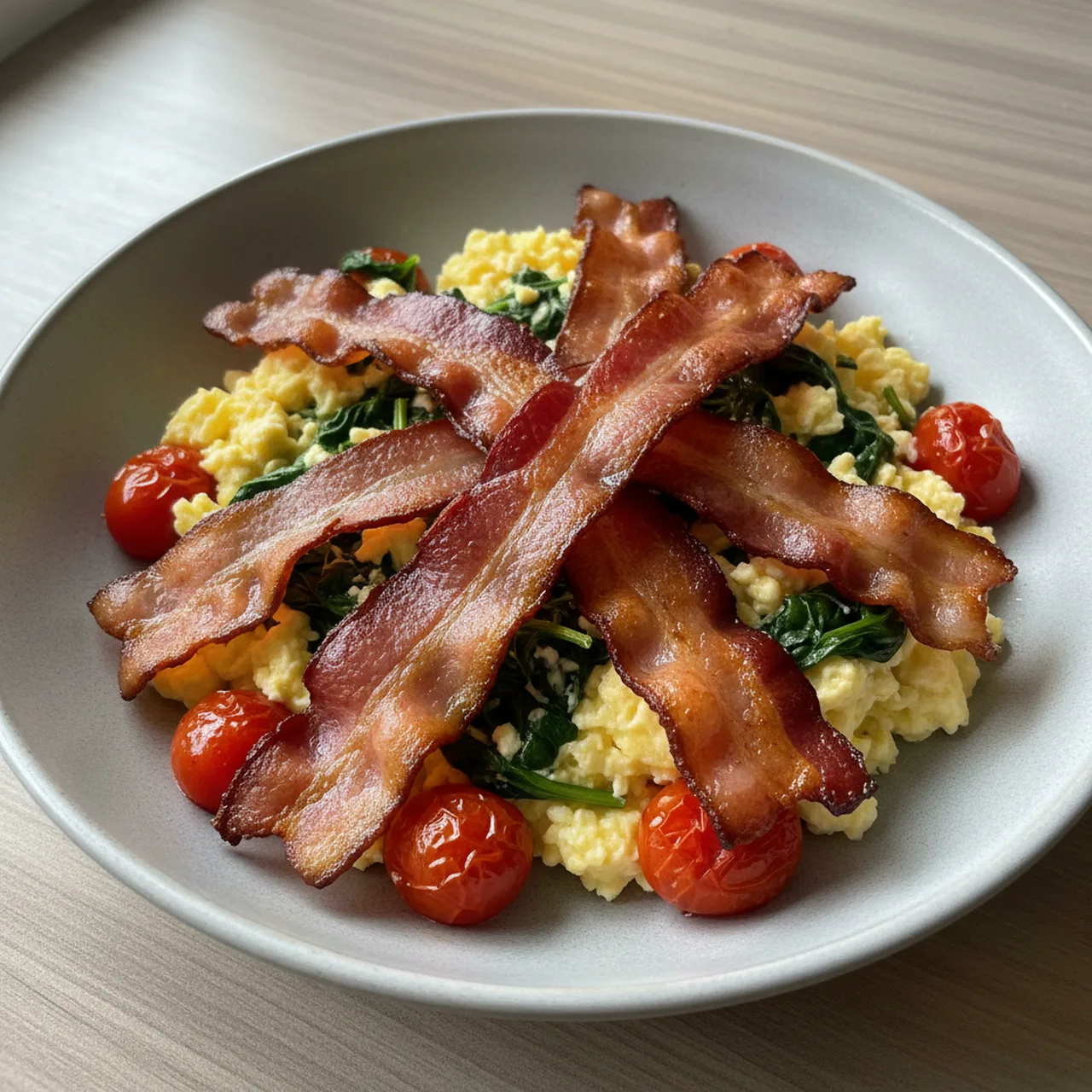 Crispy Bacon Breakfast Bowl