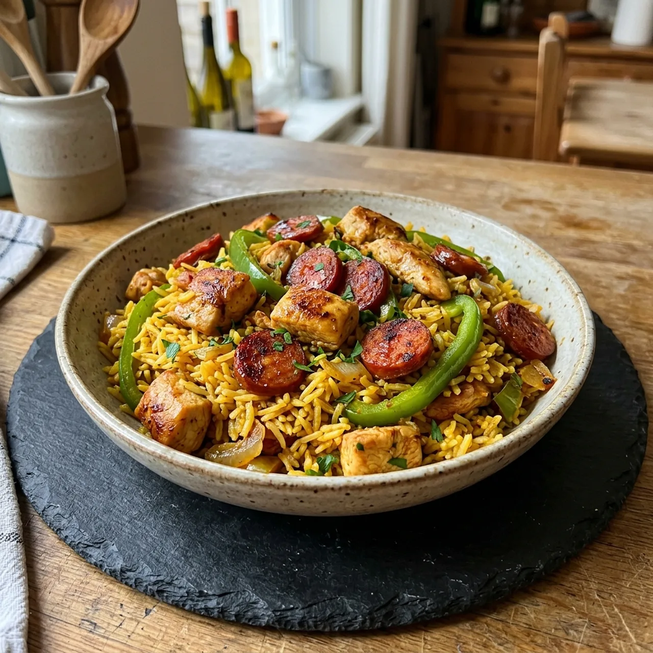 Easy Chicken and Chorizo Rice