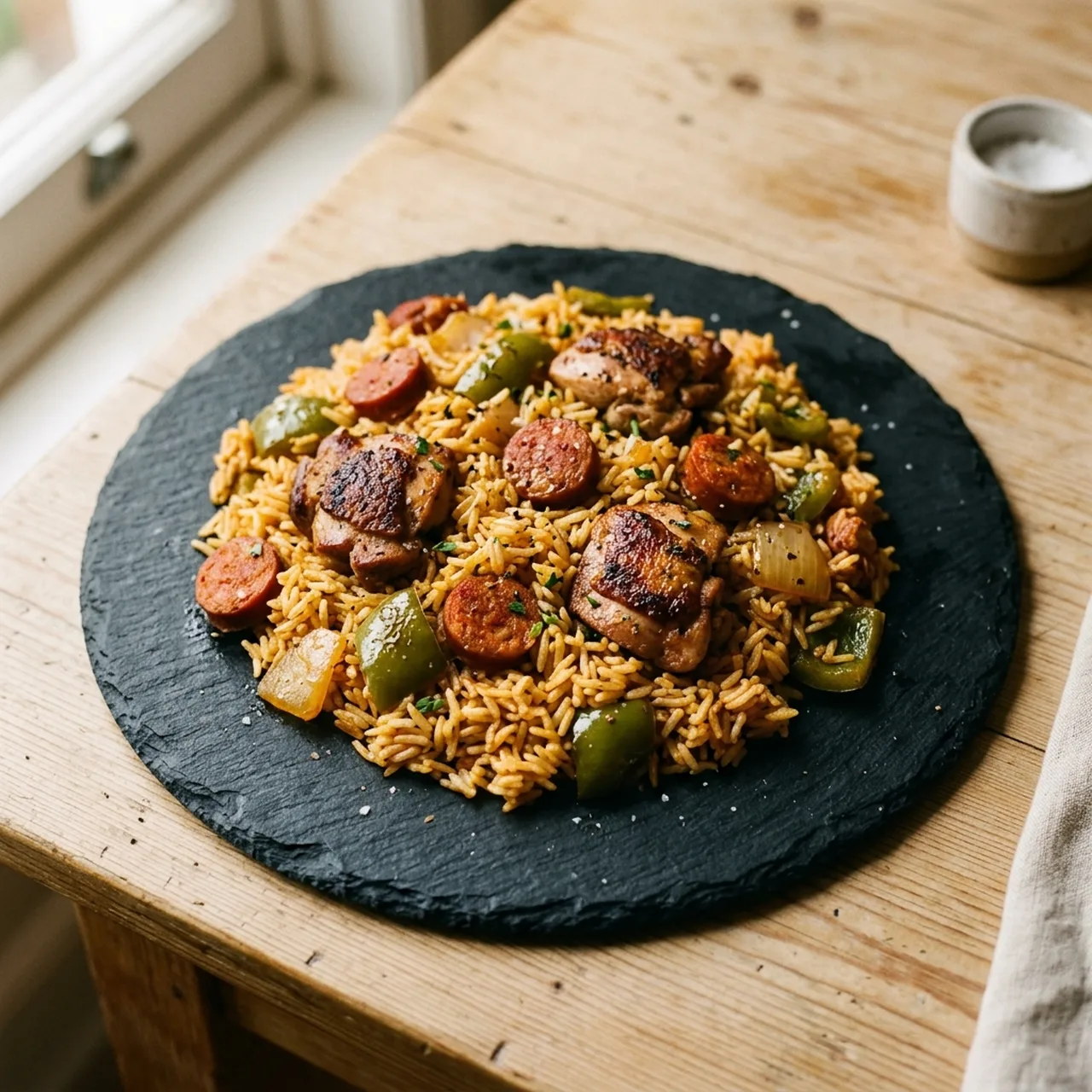 Easy Chicken and Chorizo Rice