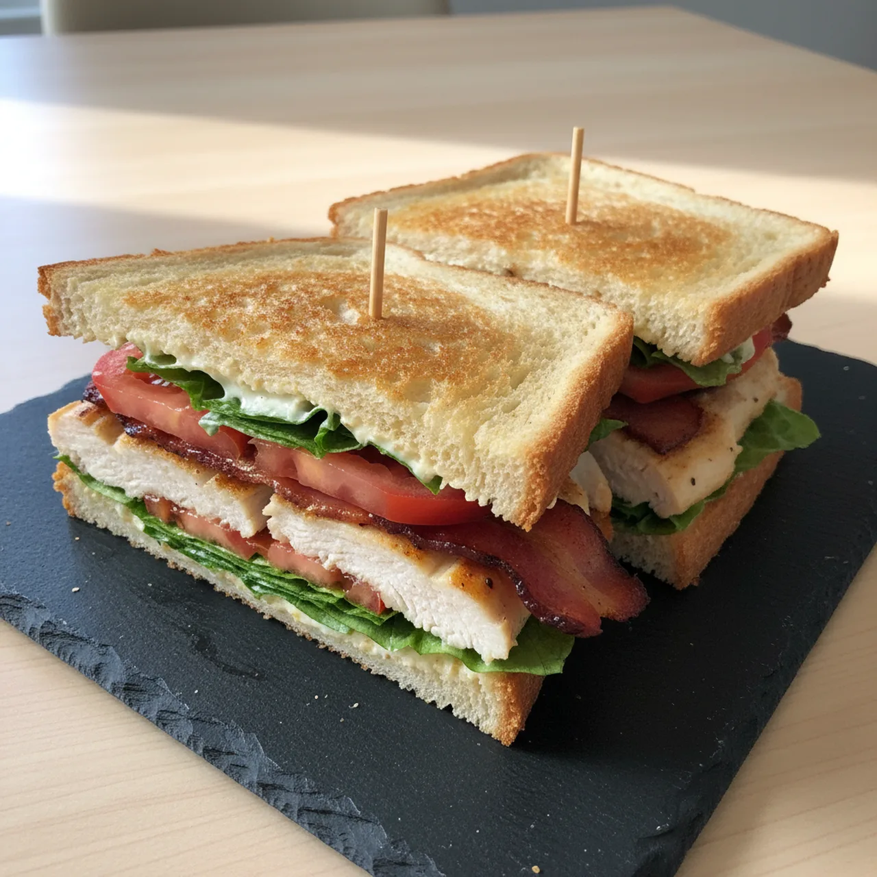 Gourmet Chicken Club Sandwich