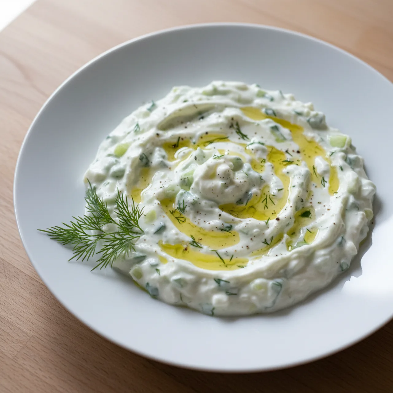 Greek Yogurt with Cucumber and Dill