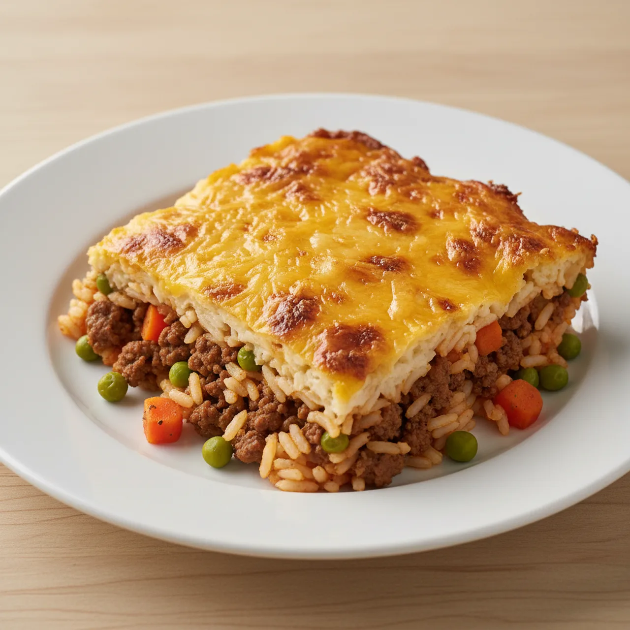 Ground Beef and Rice Casserole