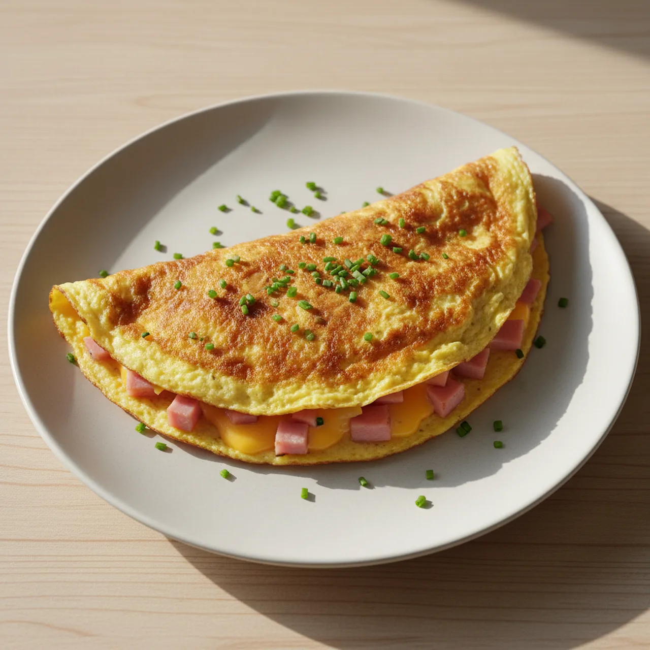 Ham and Cheese Omelette