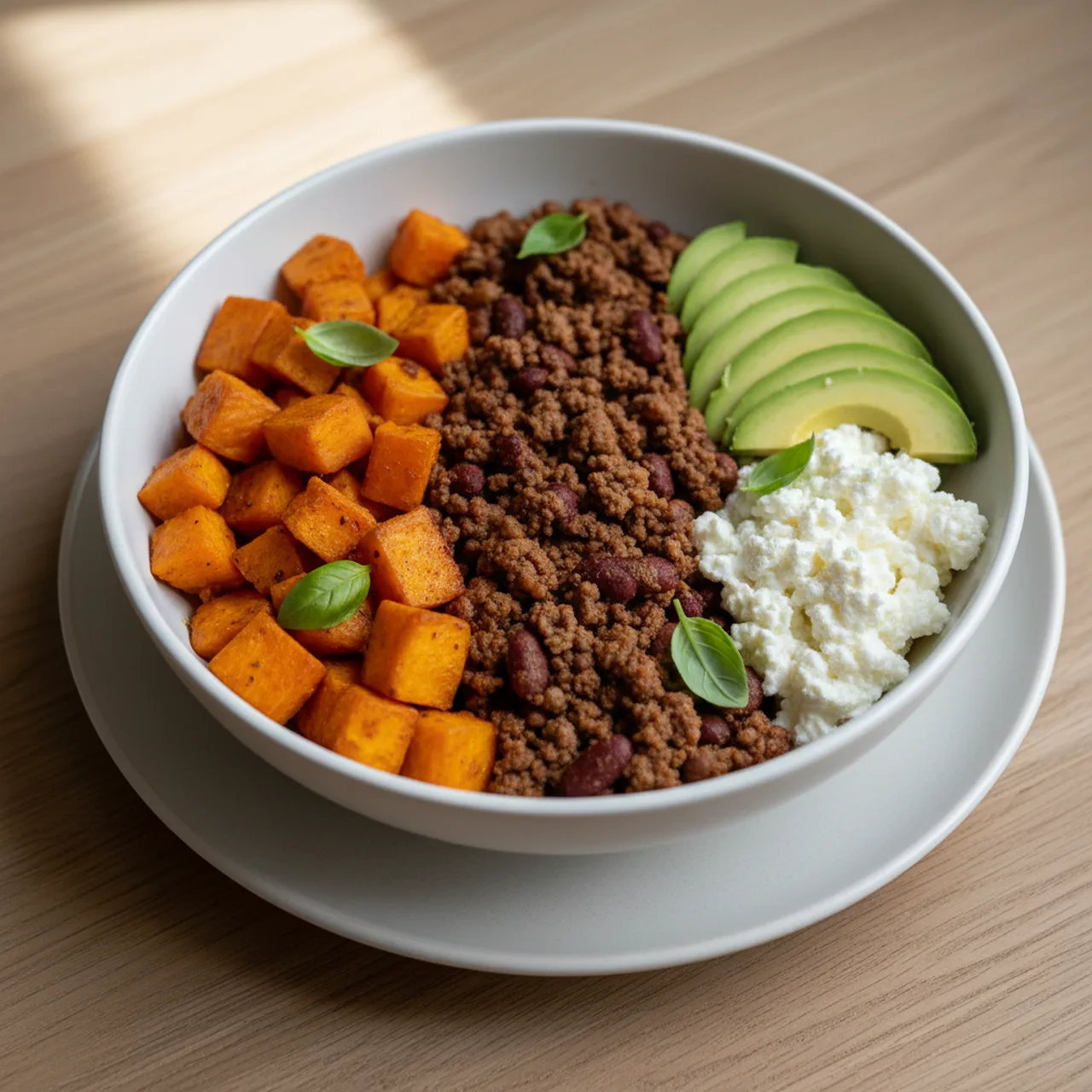 Hearty Beef & Sweet Potato Protein Bowl