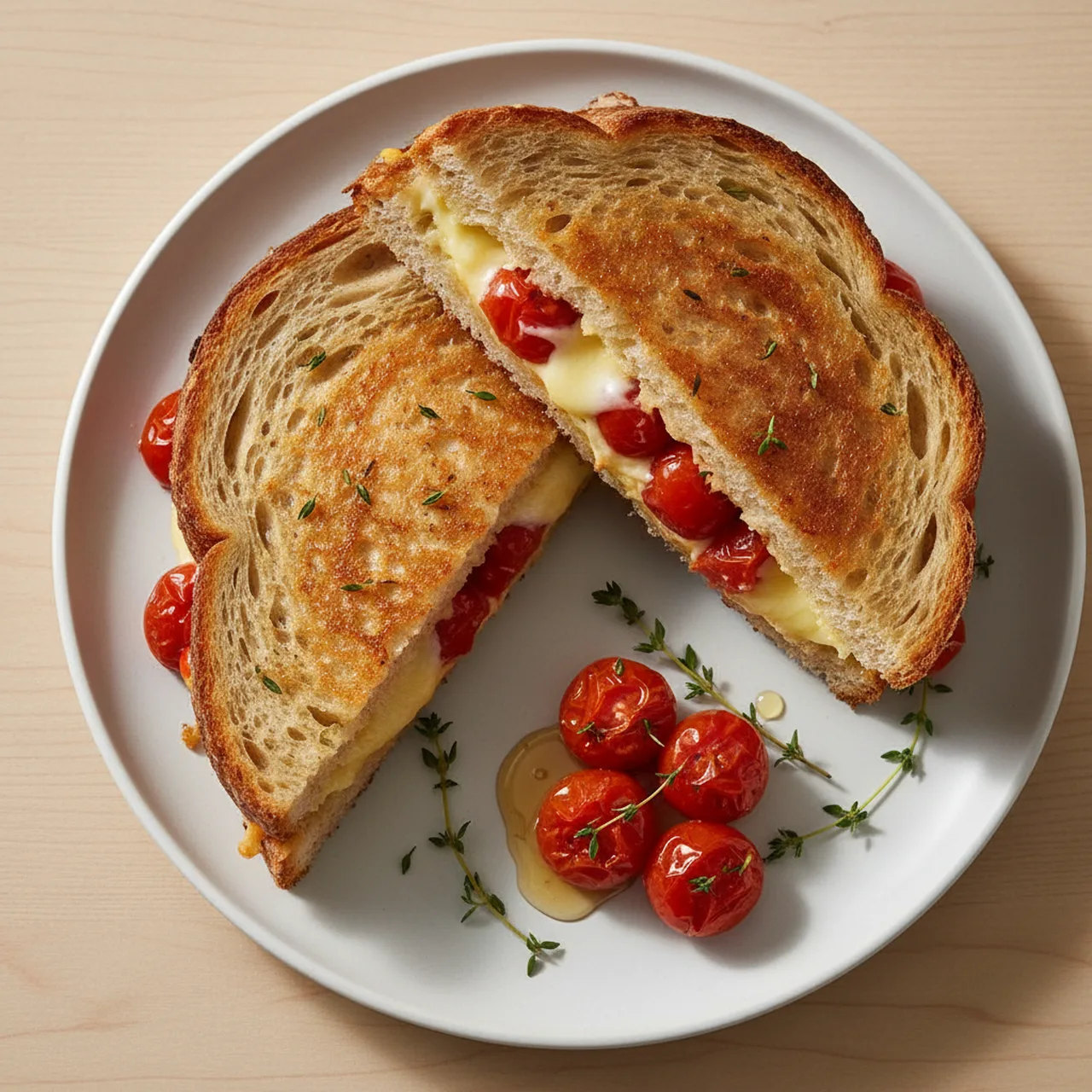 Herbed Cheese & Tomato Sandwich