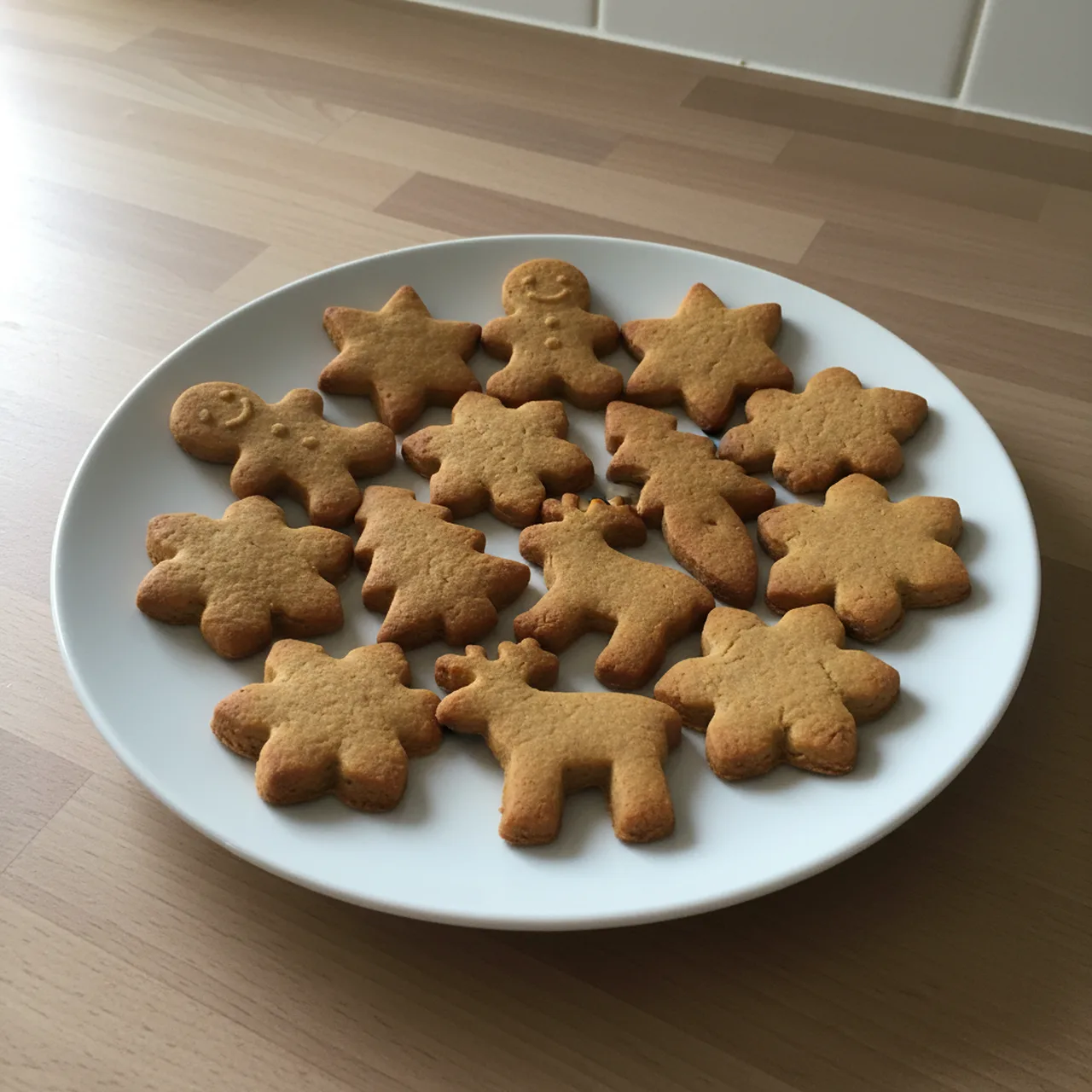 High Protein Festive Gingerbread Biscuits