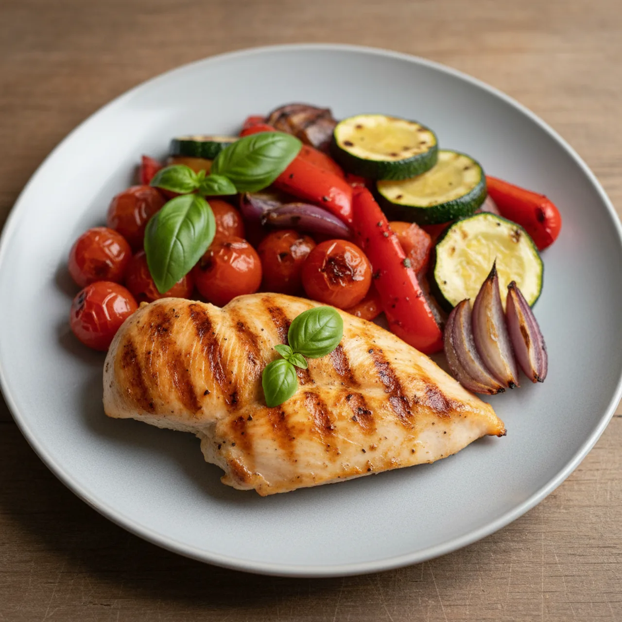 Italian Grilled Chicken with Veggies