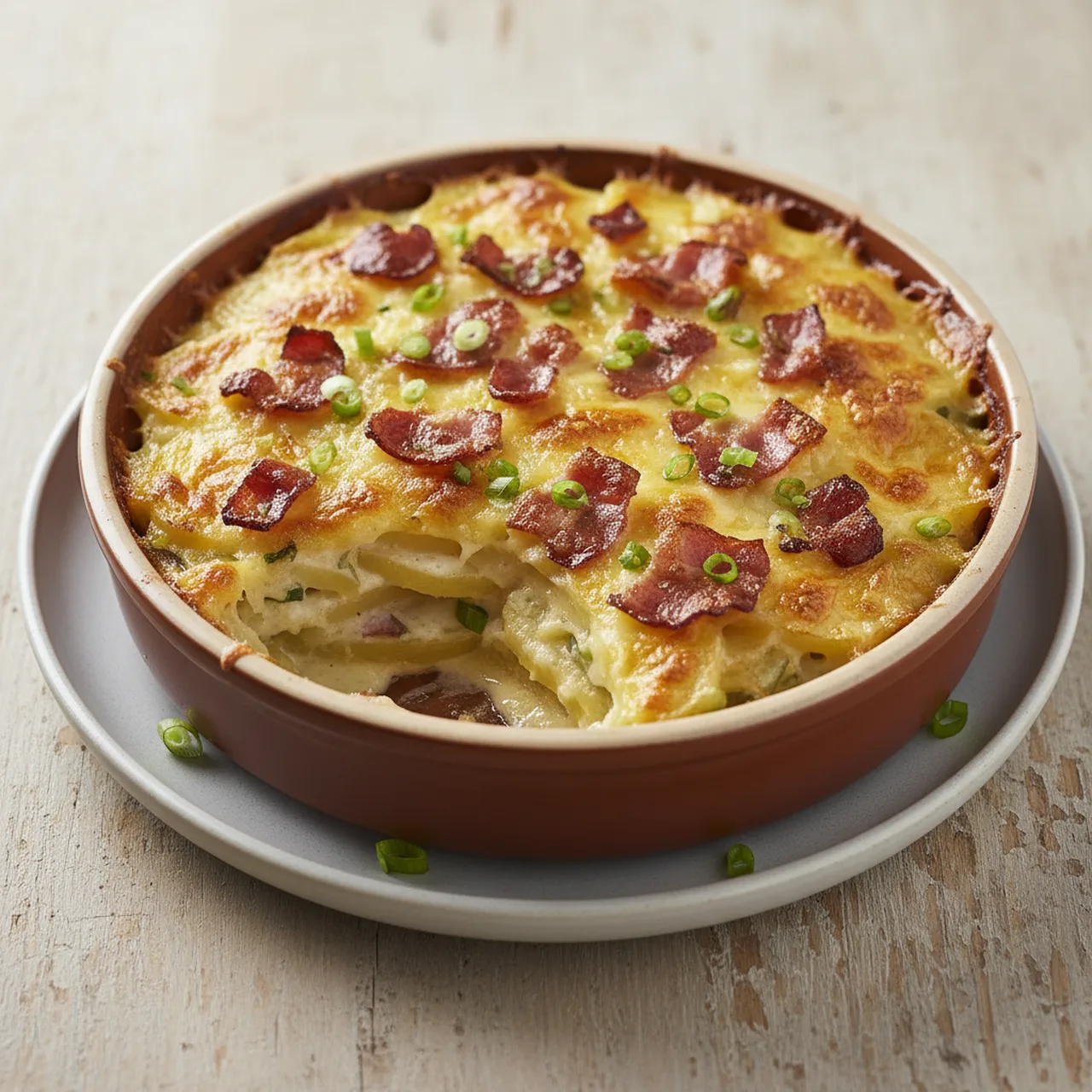 Loaded Potato Gratin