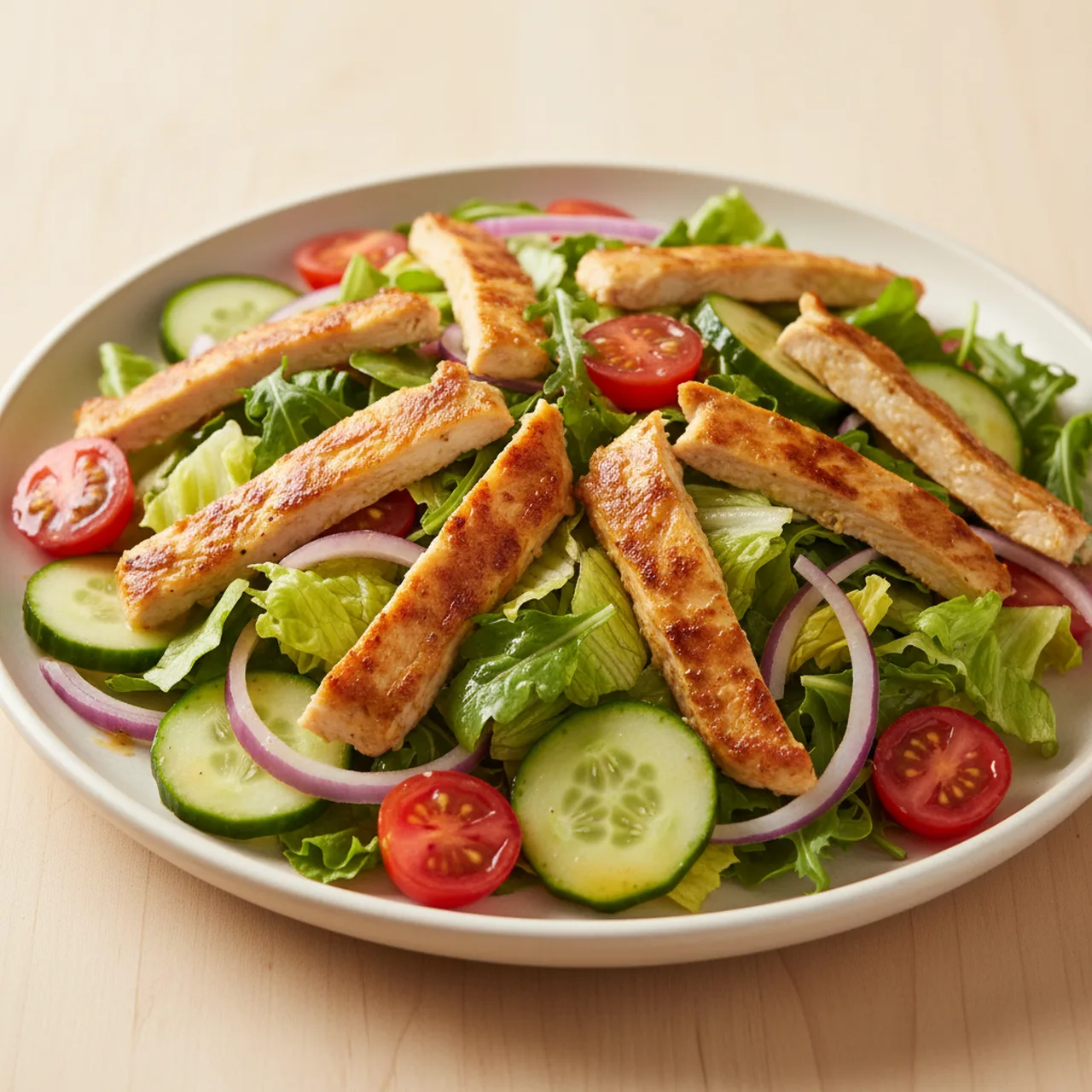 Mediterranean Shawarma Tossed Salad
