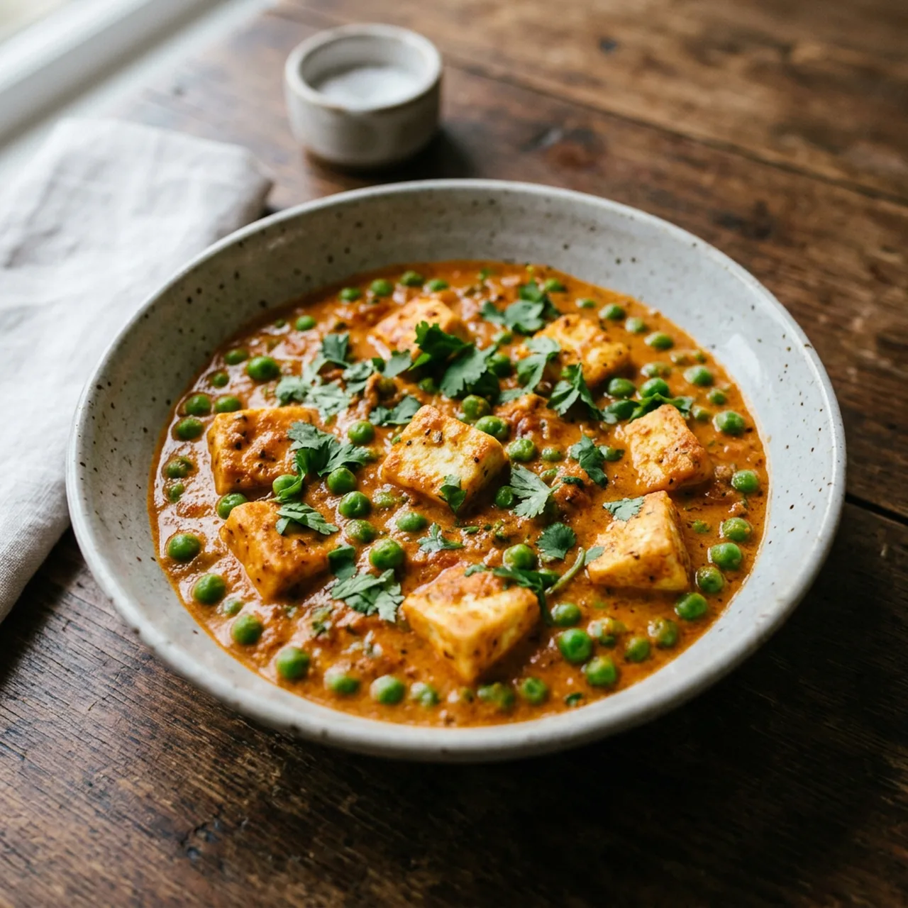 Paneer and Pea Curry
