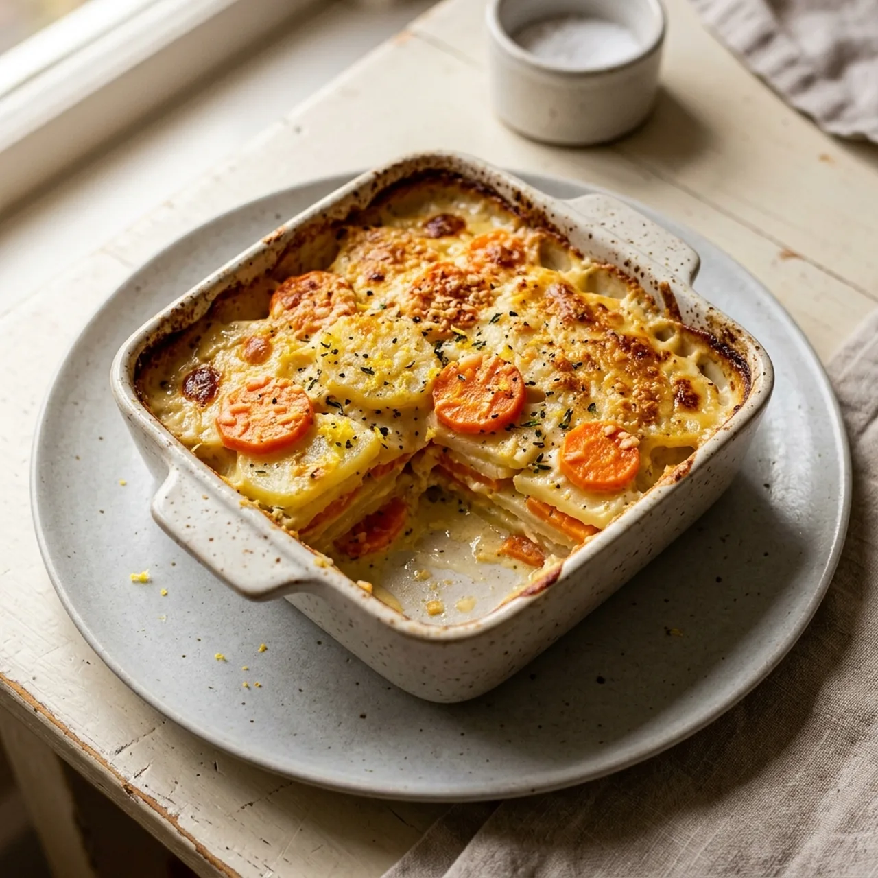 Potato and Carrot Gratin