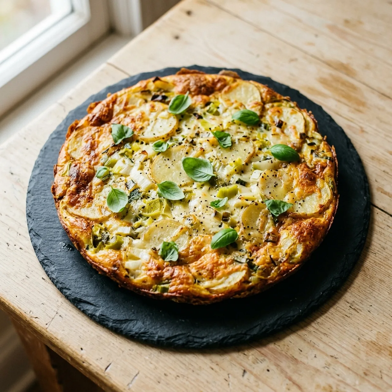 Potato and Leek Frittata