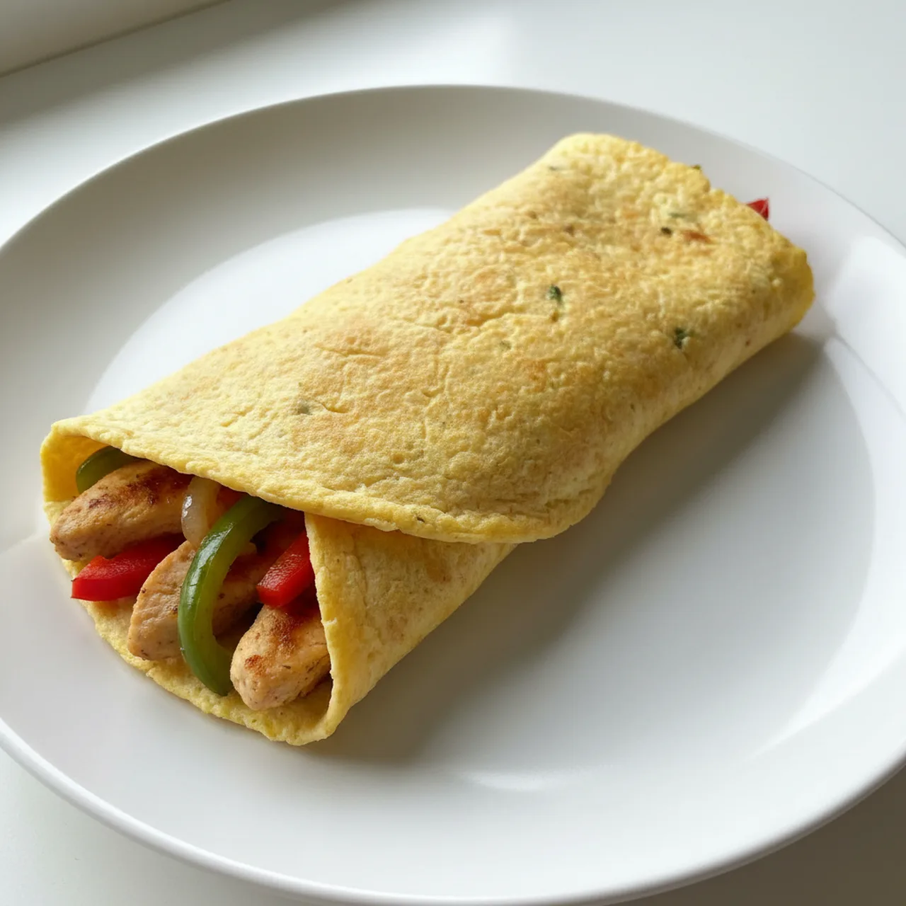 Protein-Packed Chicken Fajita Wrap