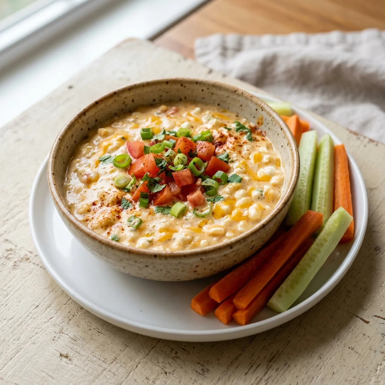 Protein-Packed Cottage Cheese Queso Dip
