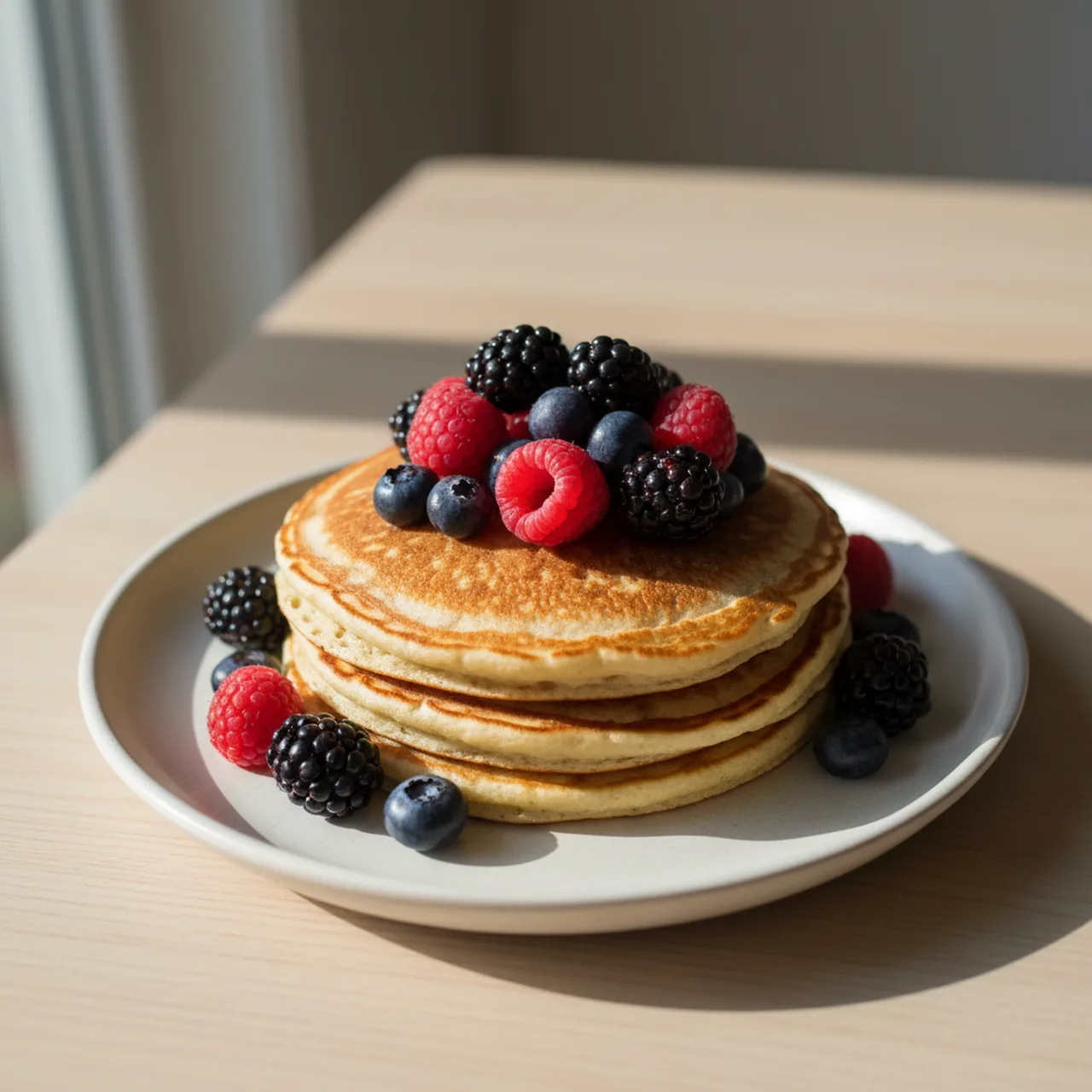 Protein Pancakes with Berries