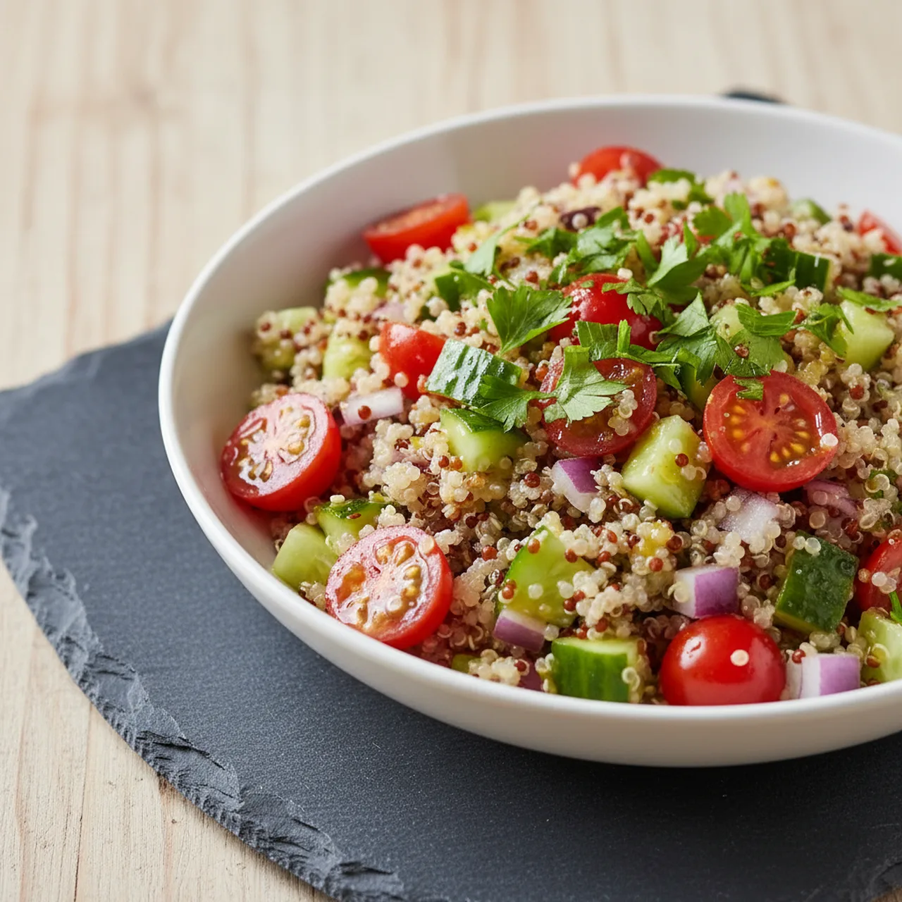 Quinoa Salad with Lemon Vinaigrette