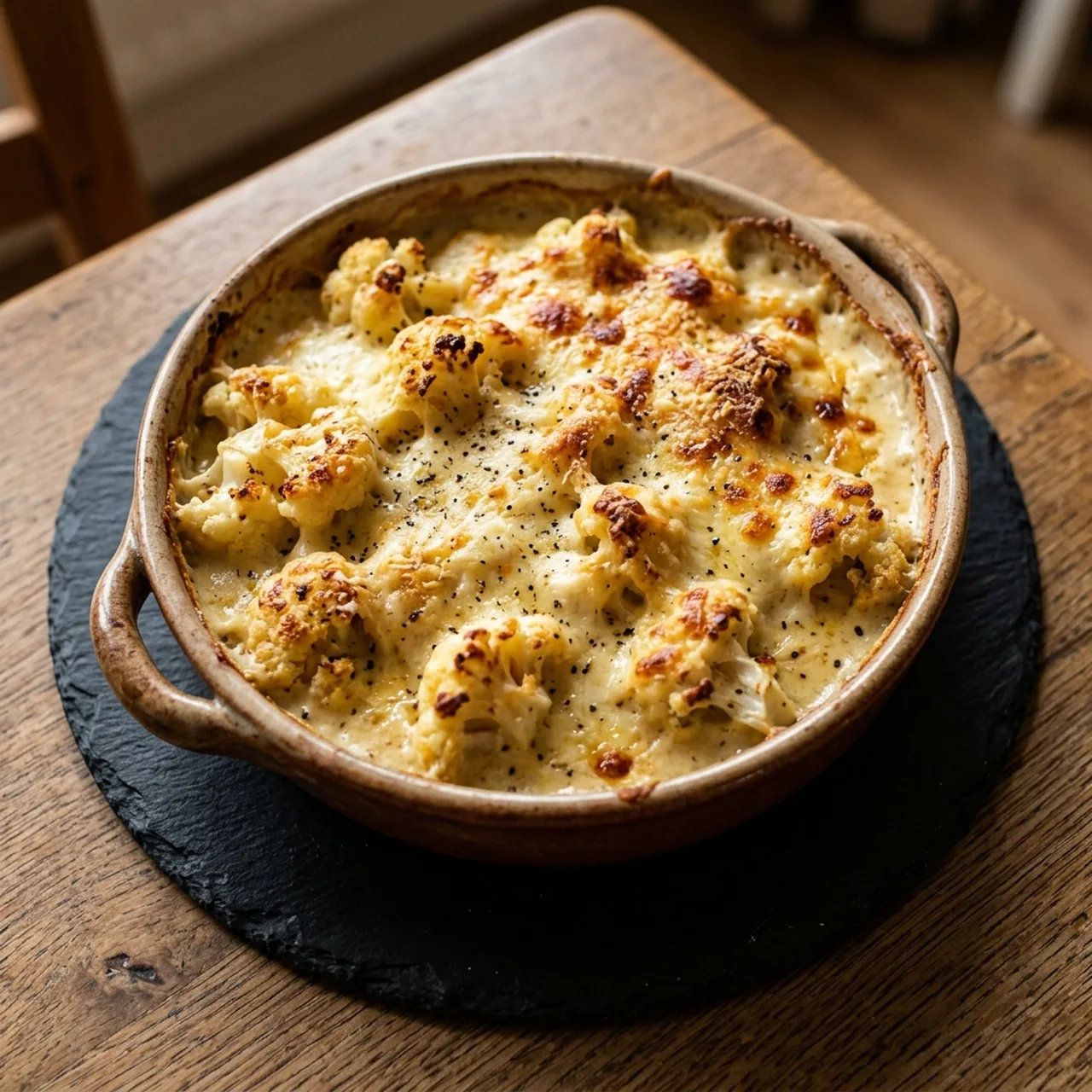 Roasted Cauliflower Cheese