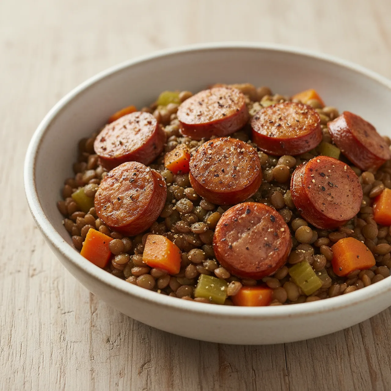 Sausage and Lentil Stew