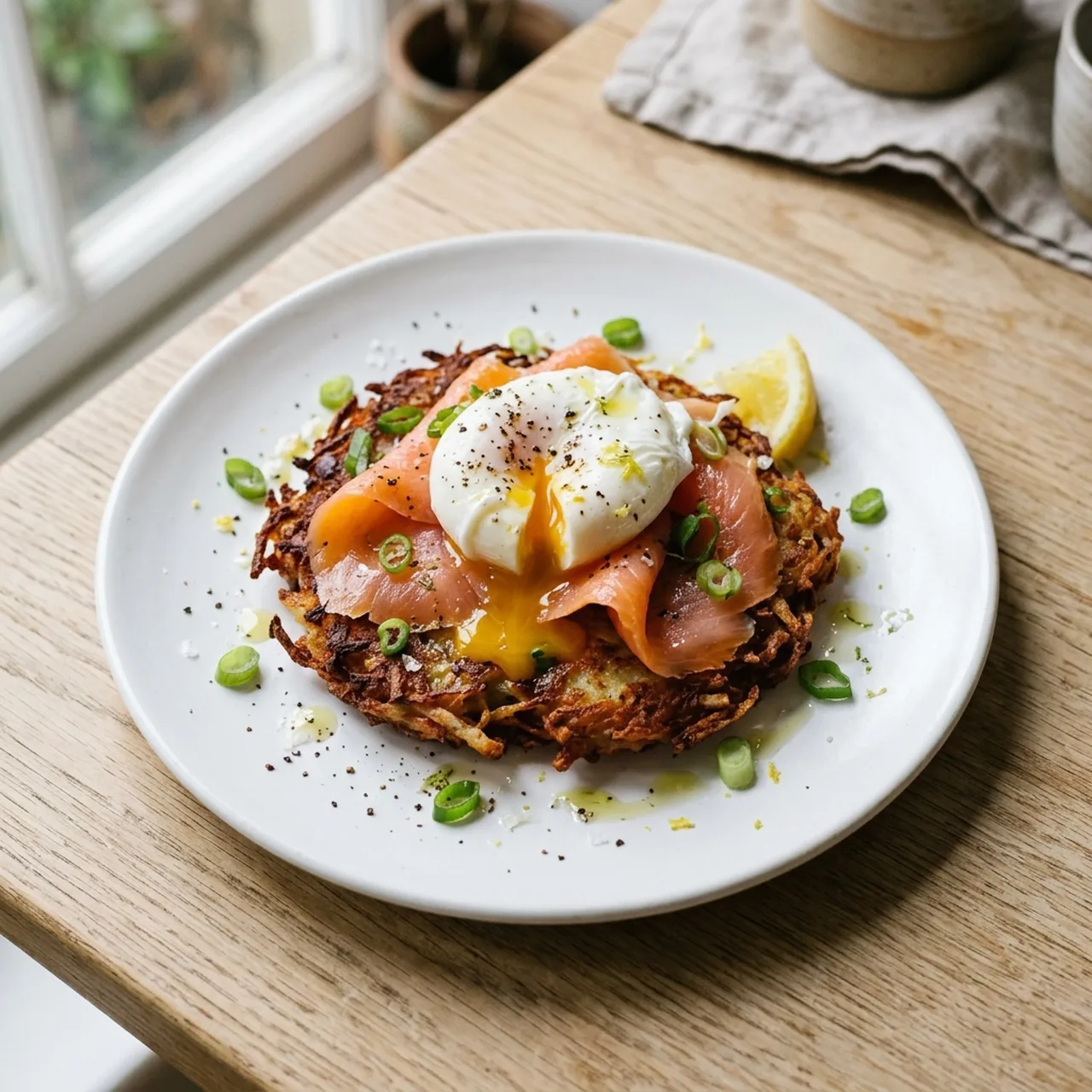 Savory Smoked Salmon Potato Pancakes