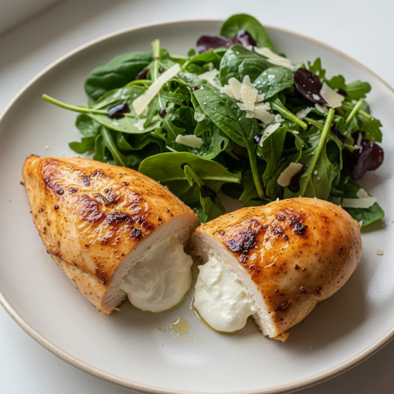 Seasoned Chicken Breast Stuffed with Cream Cheese