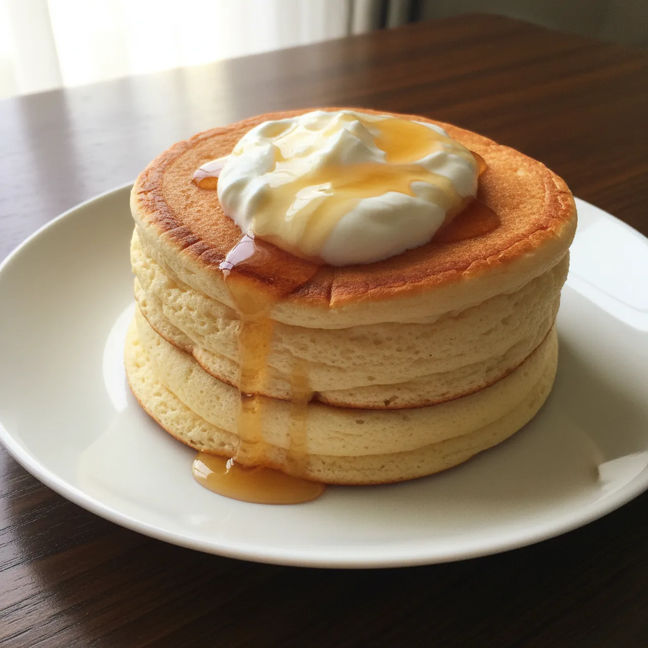 Simple Sweet Japanese Soufflé Pancake