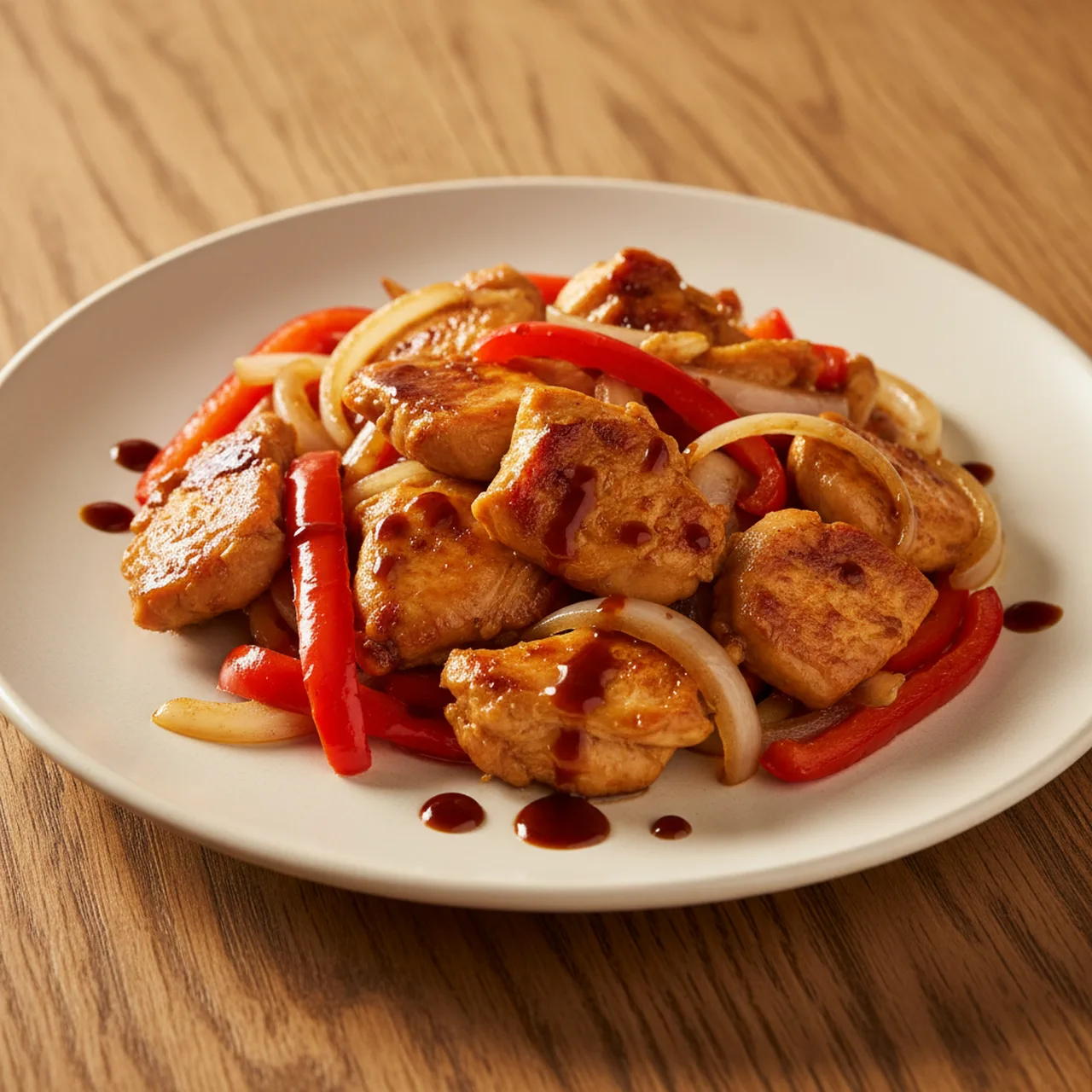 Sizzling Chicken Worcester Stir-Fry