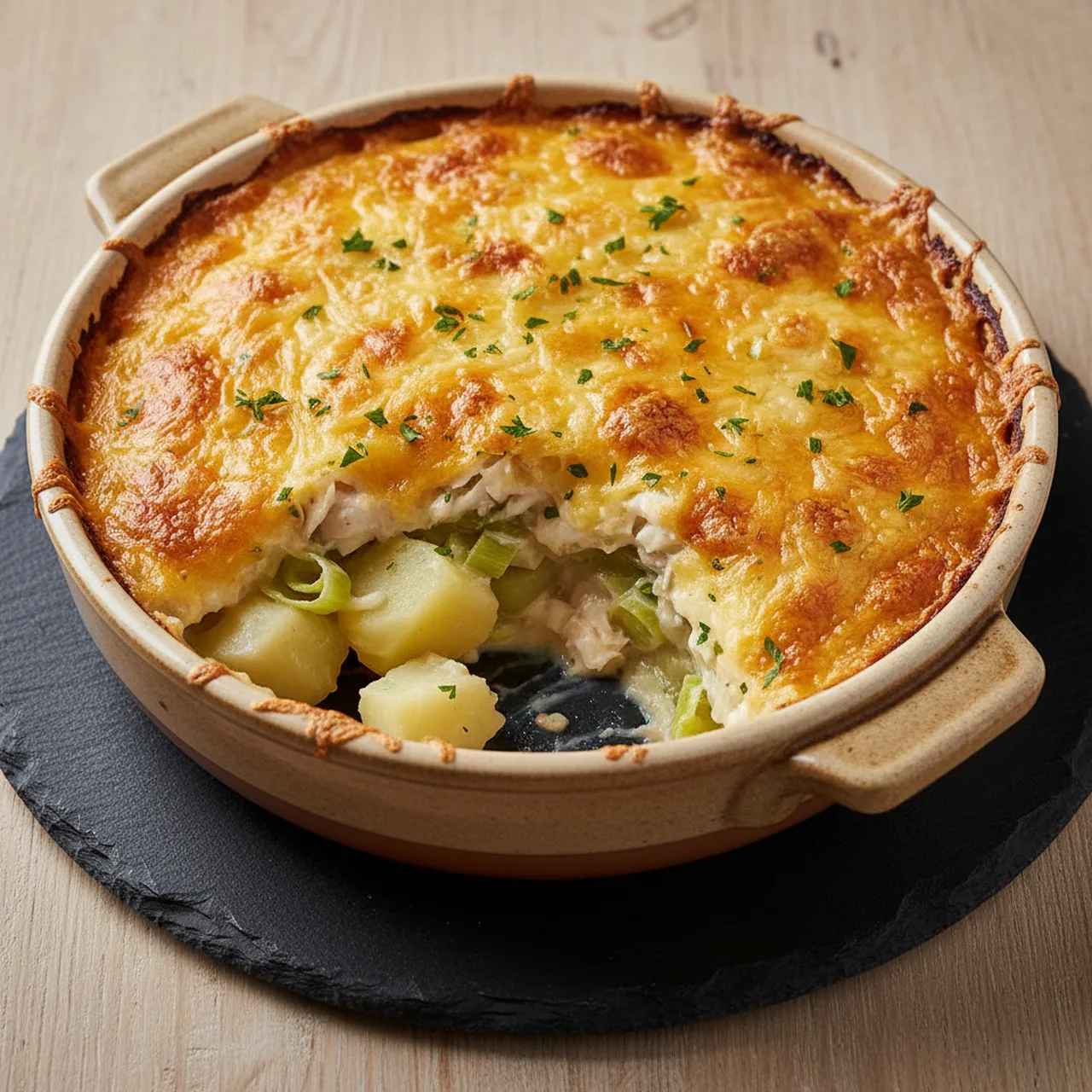 Smoked Haddock & Leek Pie