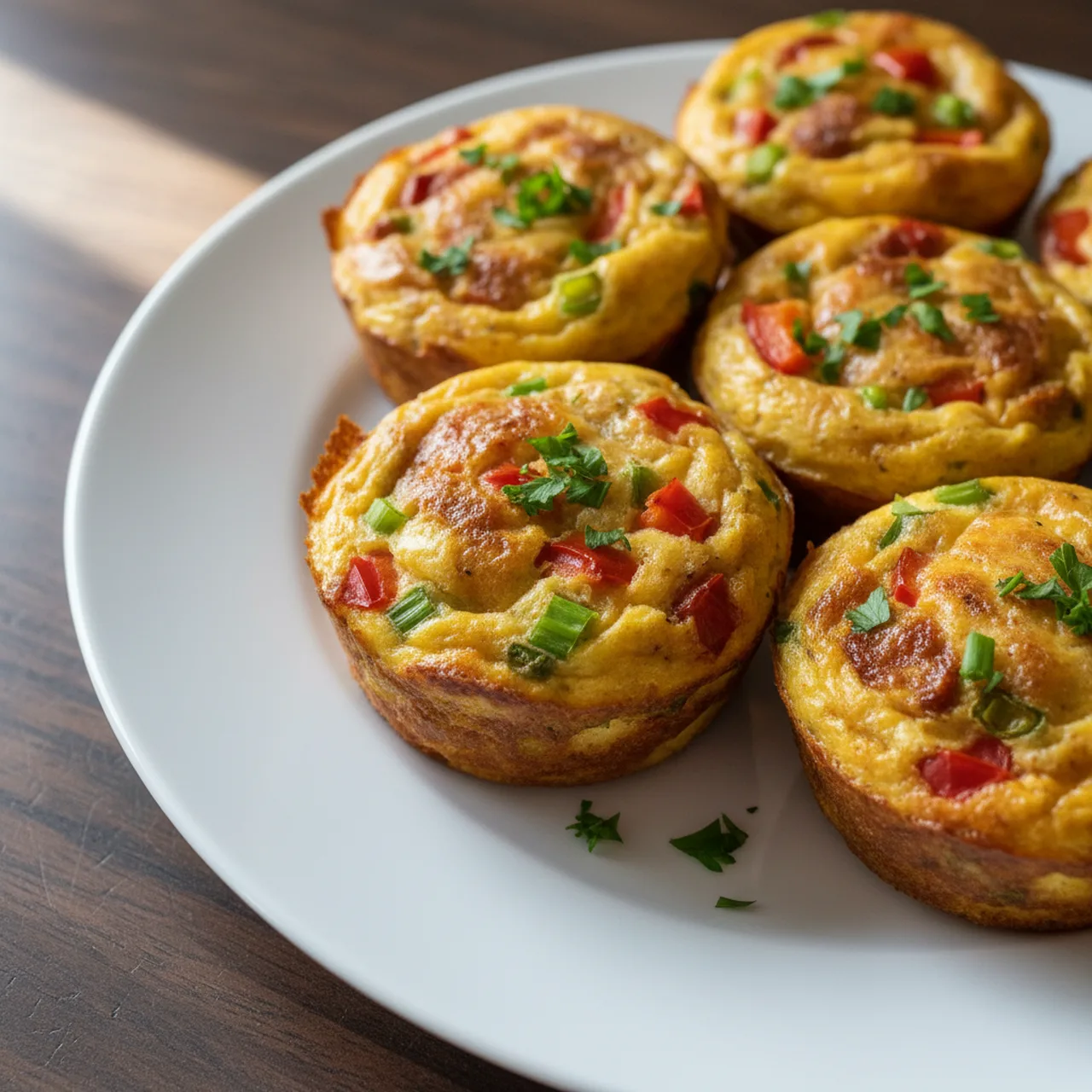 Spanish Egg Muffins with Chorizo
