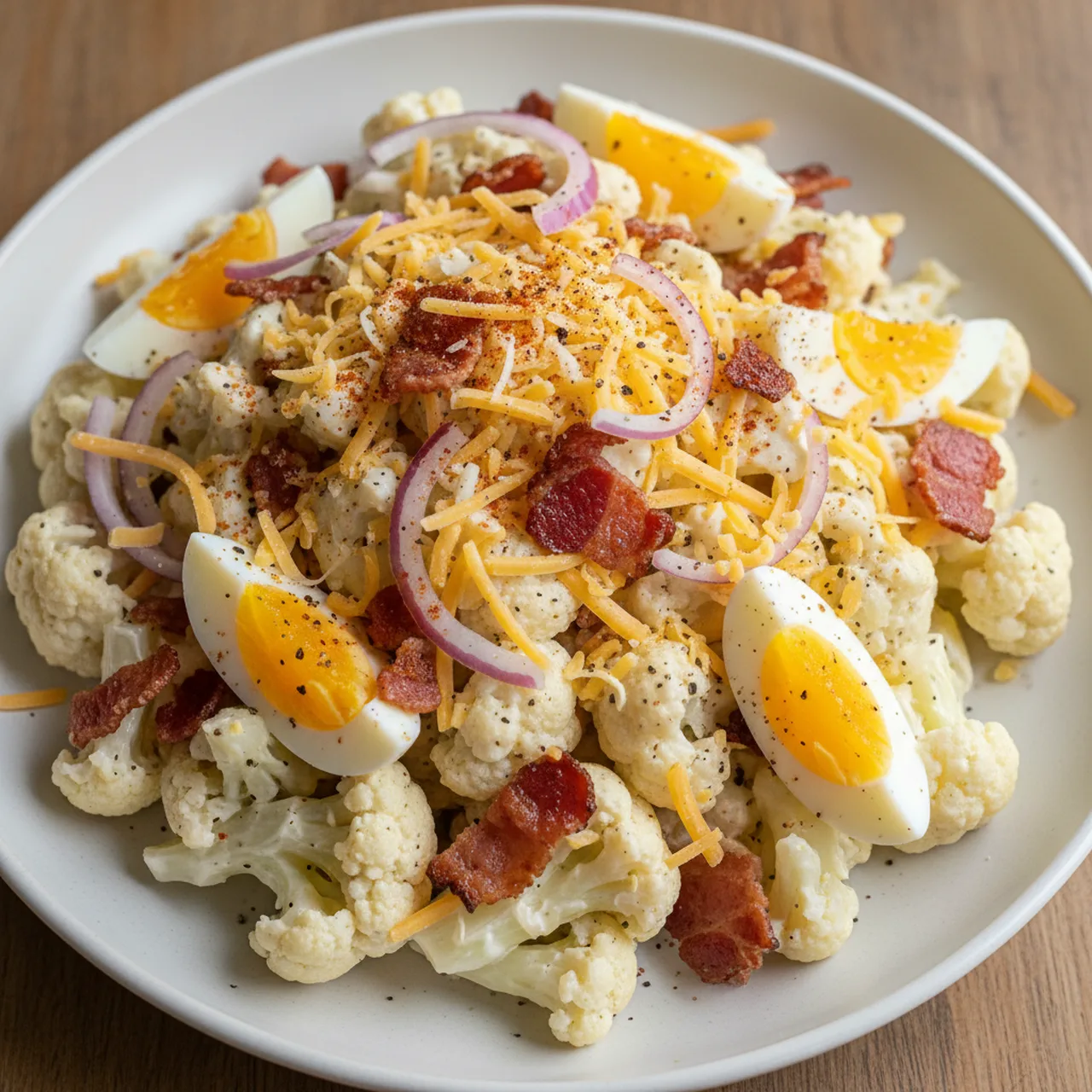 Summer Cauliflower Salad - Loaded